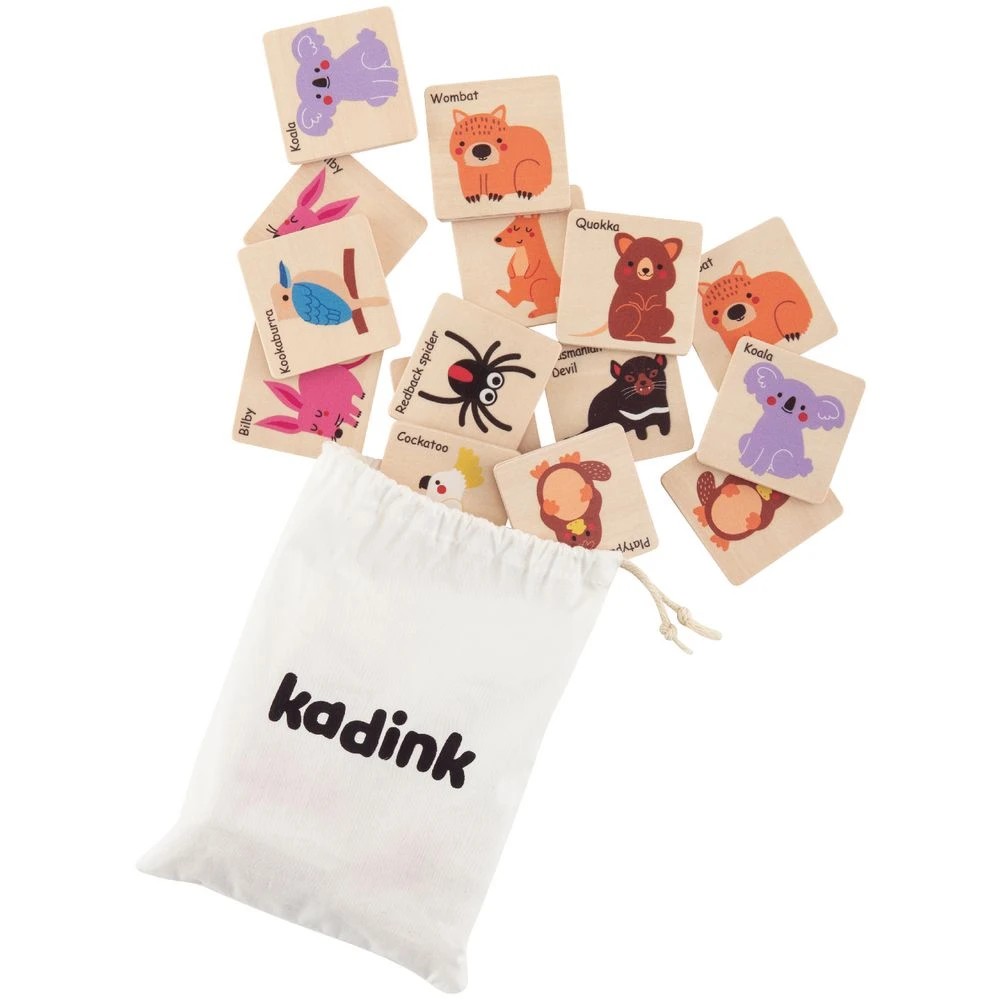 4 Kadink Wooden Memory Game Australian Animals, 4 of 4