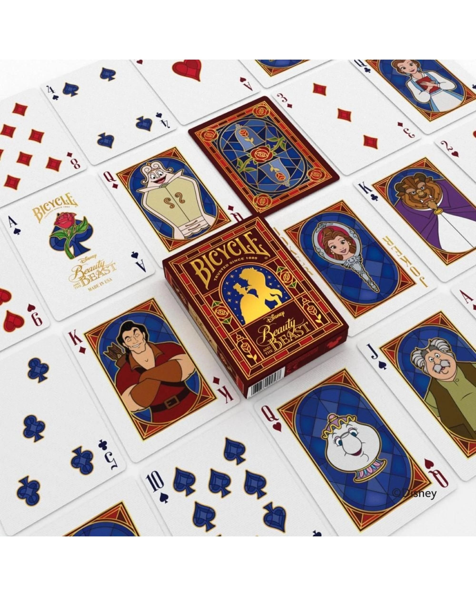 5 Bicycle Disney Beauty and the Beast Playing Cards, 5 of 5