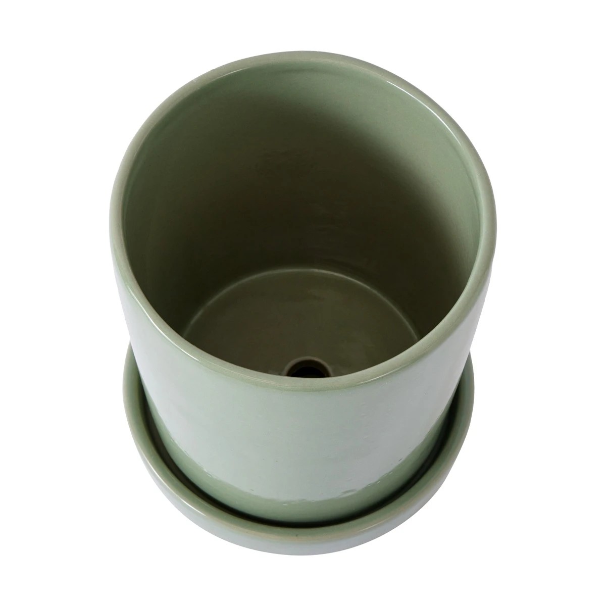 3 Pot with Saucer - Green, 3 of 7