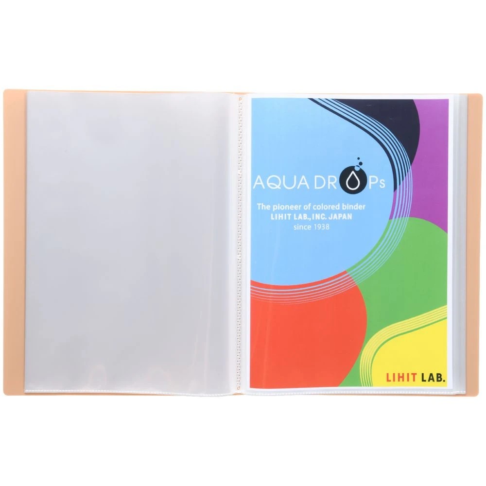 4 Aqua Drops Display Book Fixed 40 Pockets Beige, 4 of 4