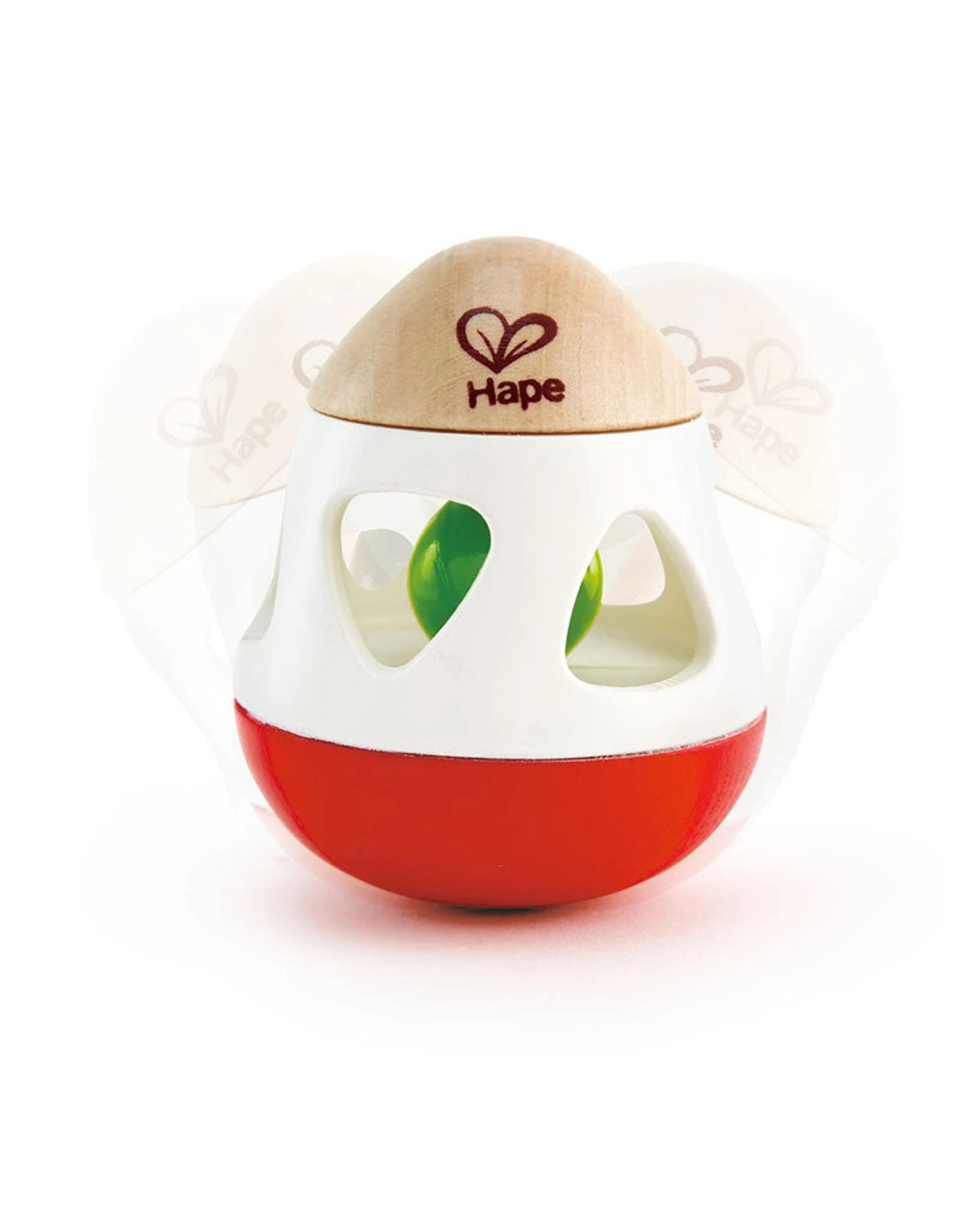 1 Hape Bell Rattle Egg Baby Toy With Sound Suitable For Infant Development Toy - Multi, 1 of 3