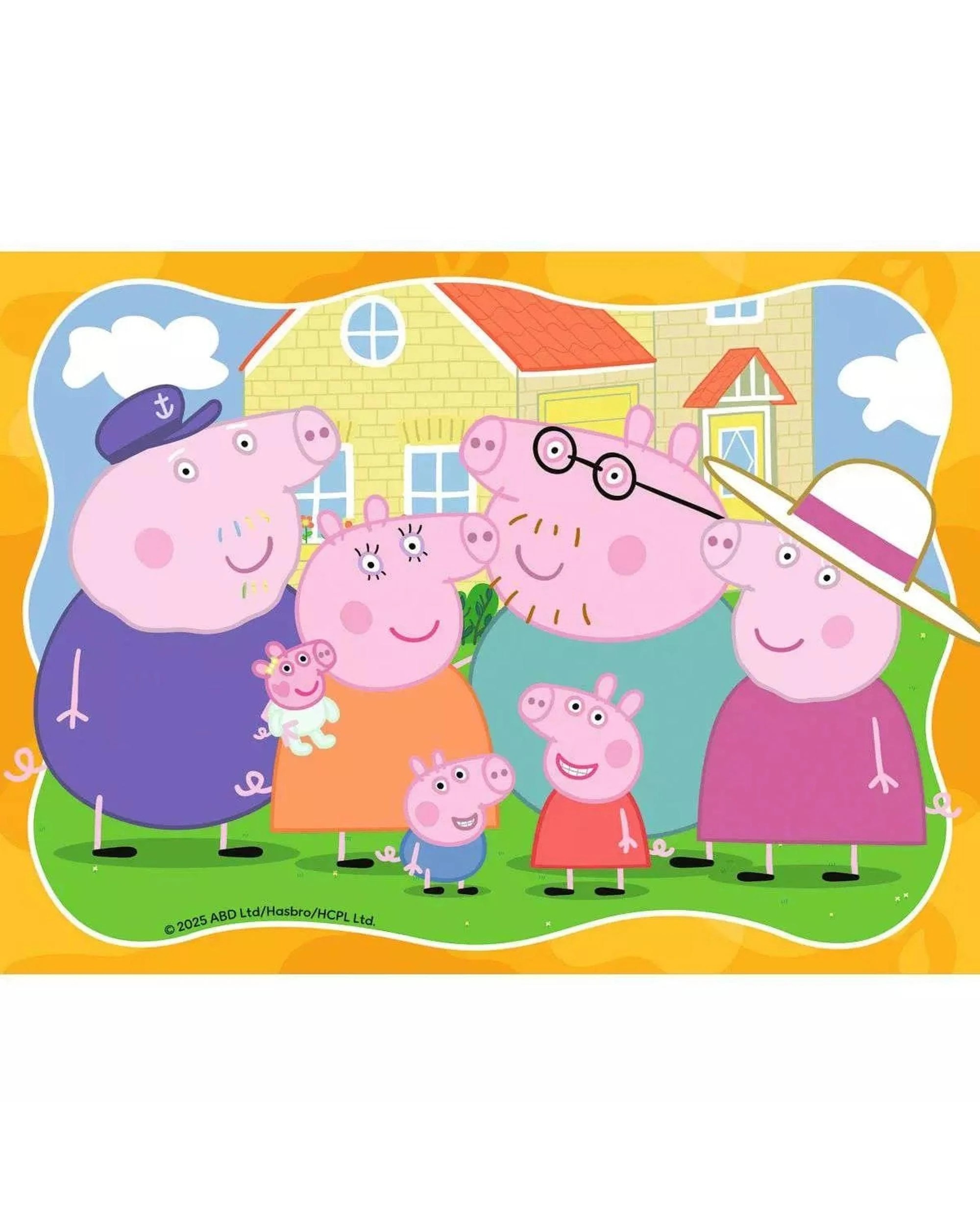 3 Ravensburger Peppa Pig Family Time 4 in a Box 12/16/20/24 Piece Jigsaw Puzzle 4 Pack, 3 of 4