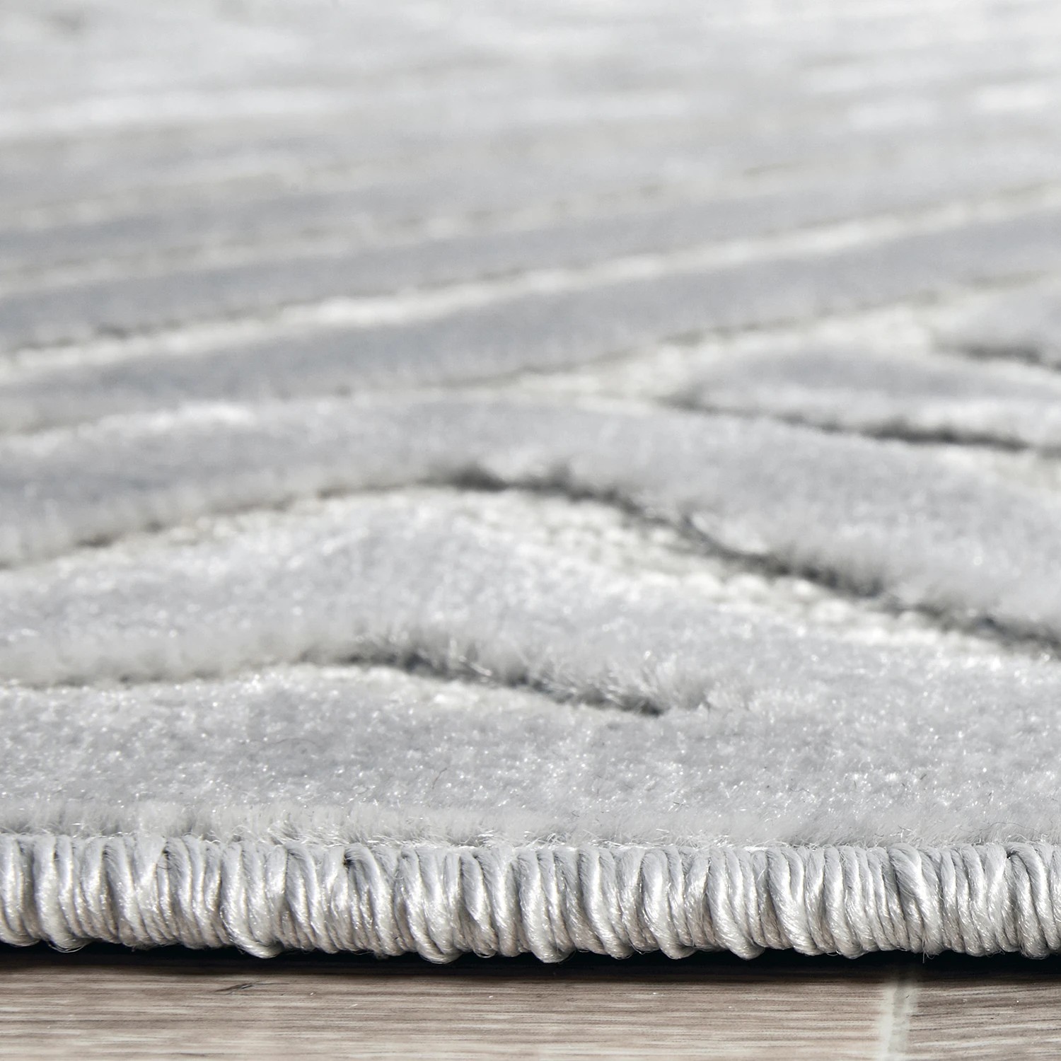 7 Common Ground Rugs Citadel Cindy 330x240cm - Extra Large Floor Rug - Silver, 7 of 7