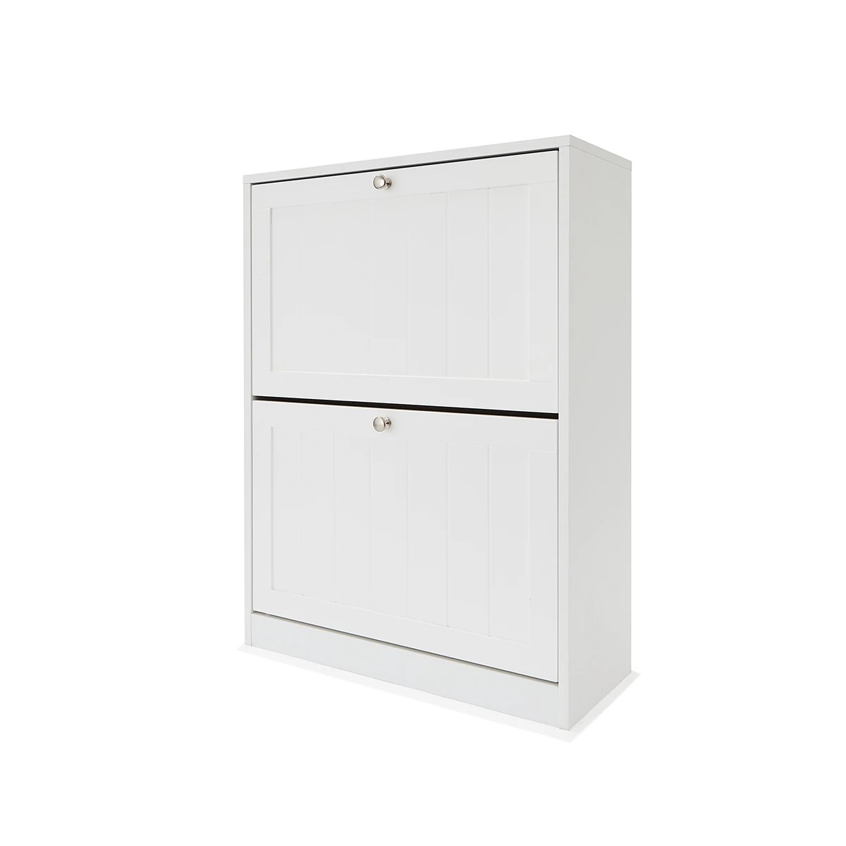 7 2 Tier Panelled Shoe Cabinet, 7 of 10