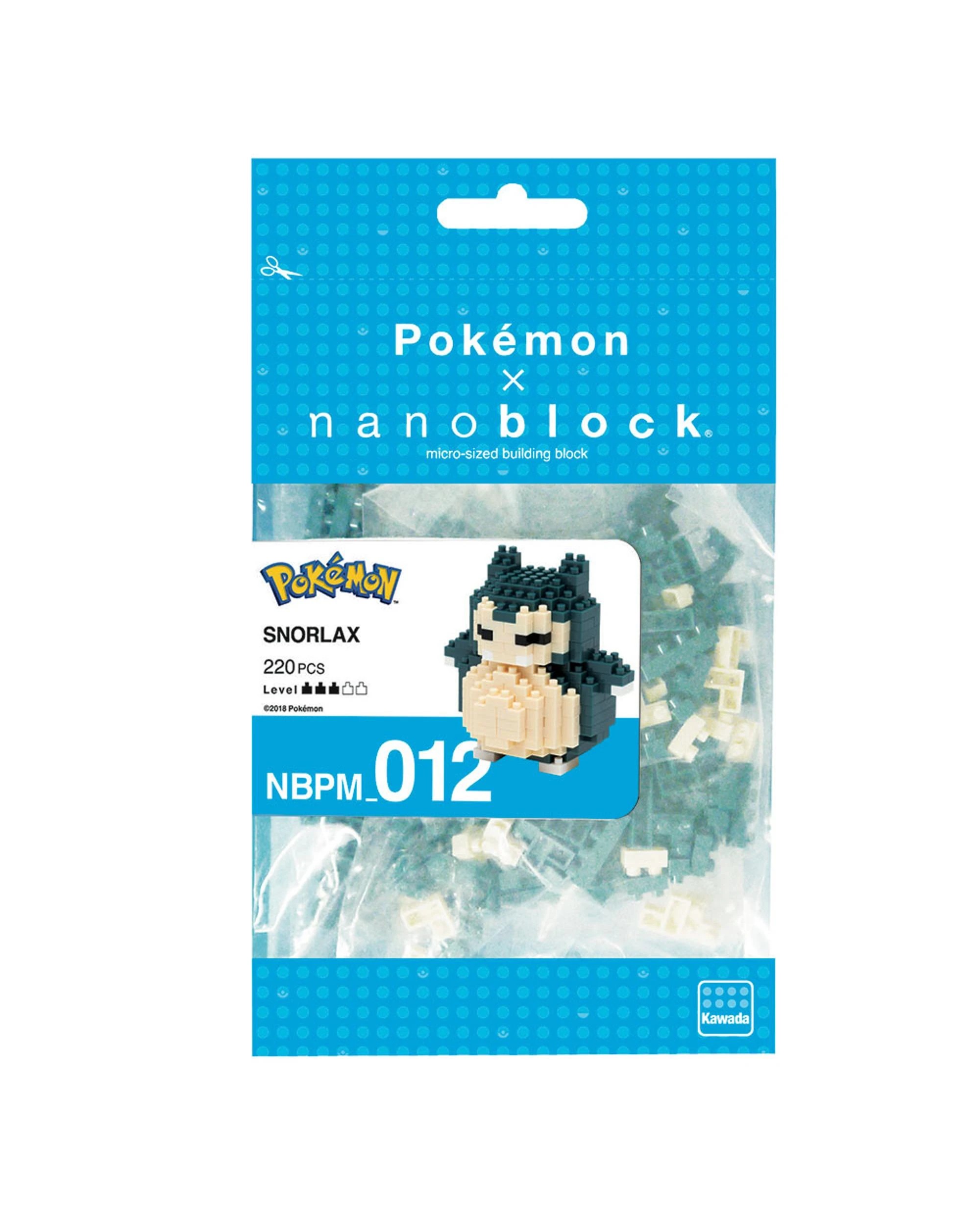 3 Nanoblock Pokemon Snorlax, 3 of 4