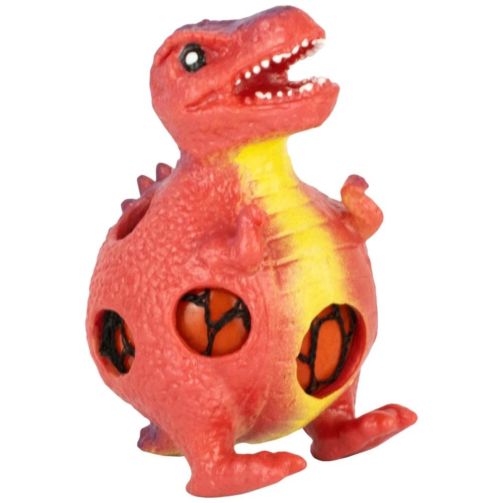 6 Keycraft Squeezy Mesh Dinosaurs Squishy Assorted, 6 of 8