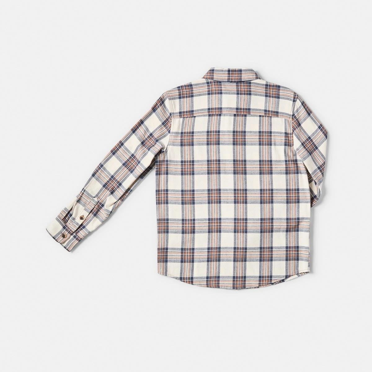 9 Long Sleeve Flannel Shirt Bge Check, 9 of 9