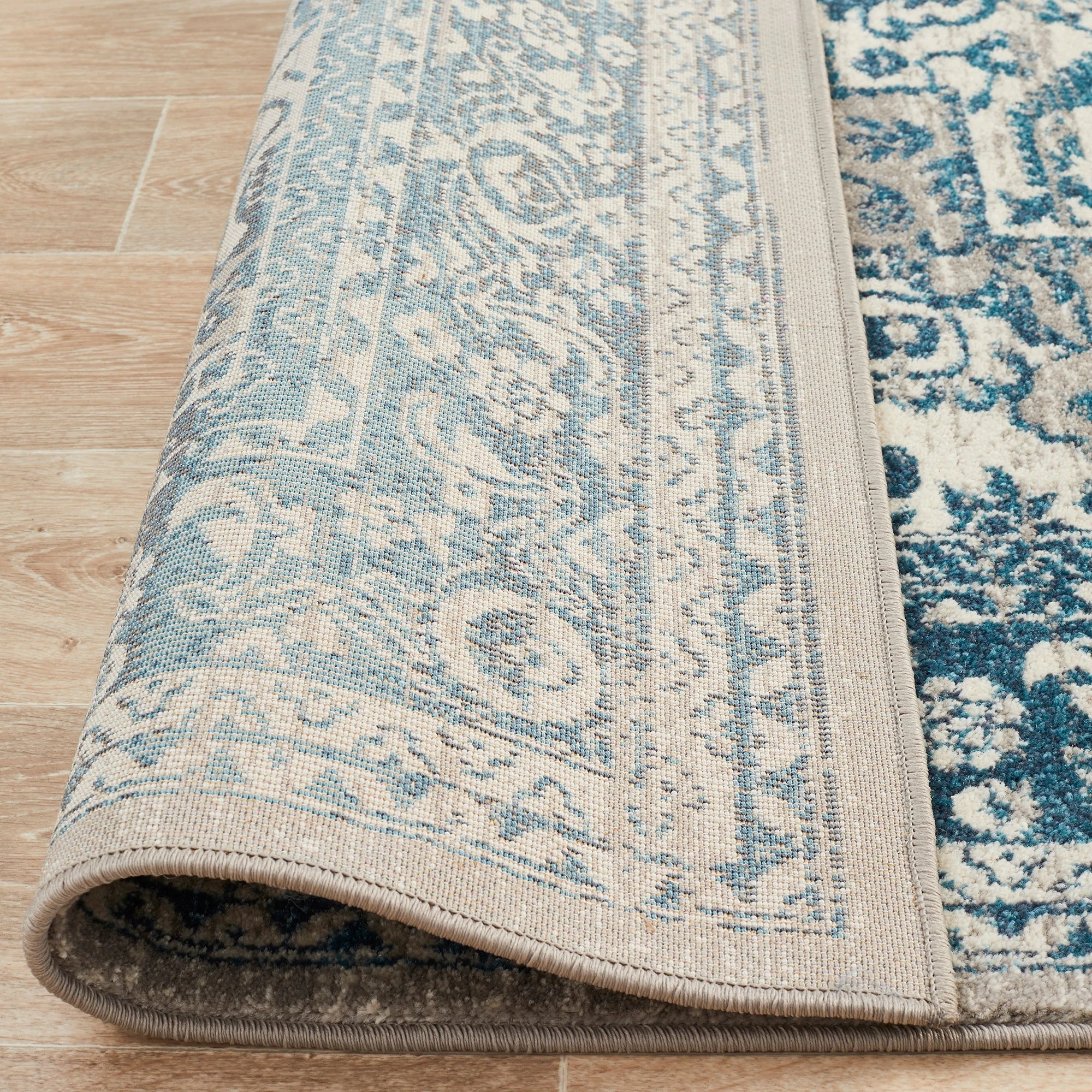 7 Common Ground Rugs Atlas 207 400x300cm - Extra Extra Large Floor Rug - White, 7 of 7