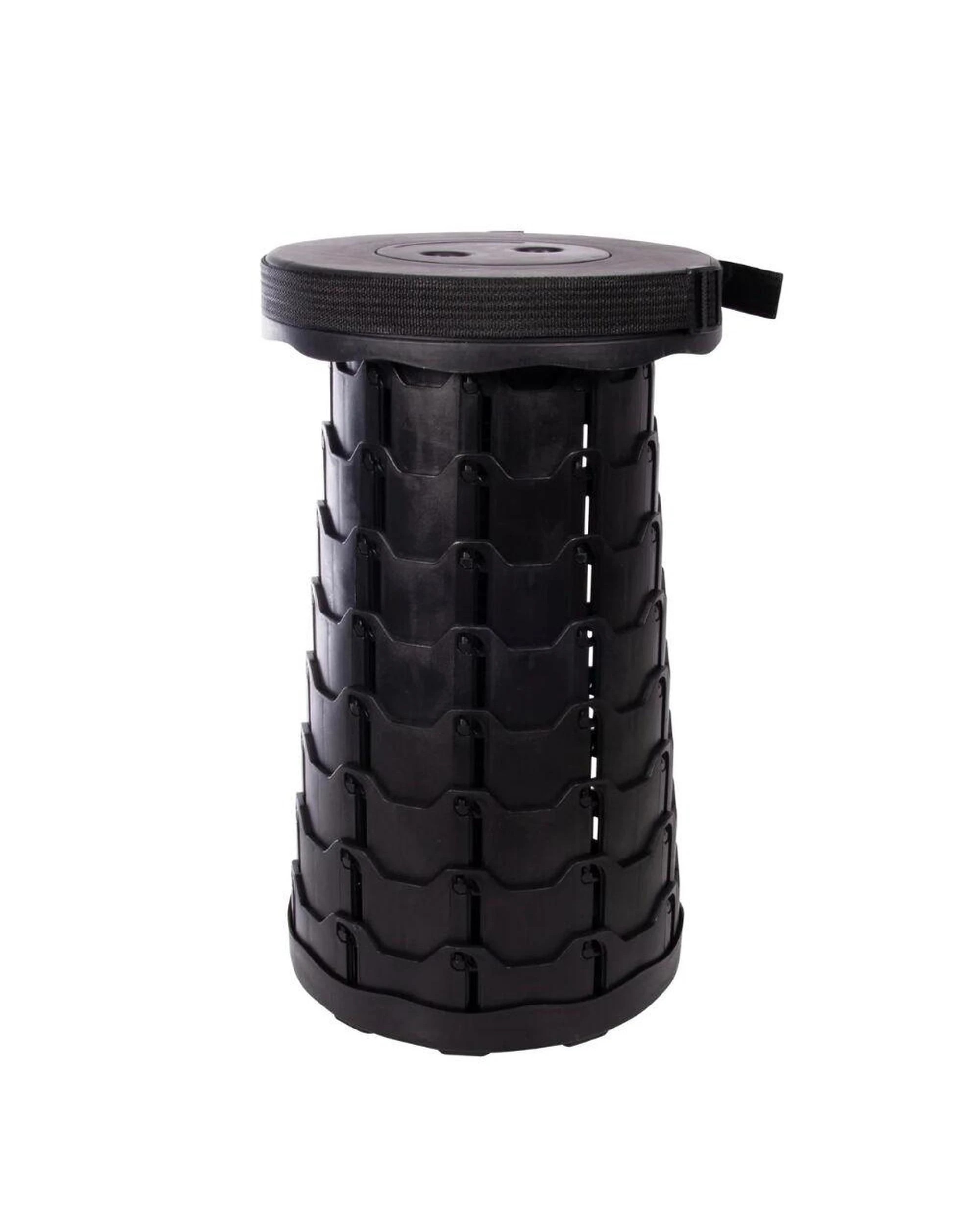 1 Maverick Collapsible Stool - Black, 1 of 4