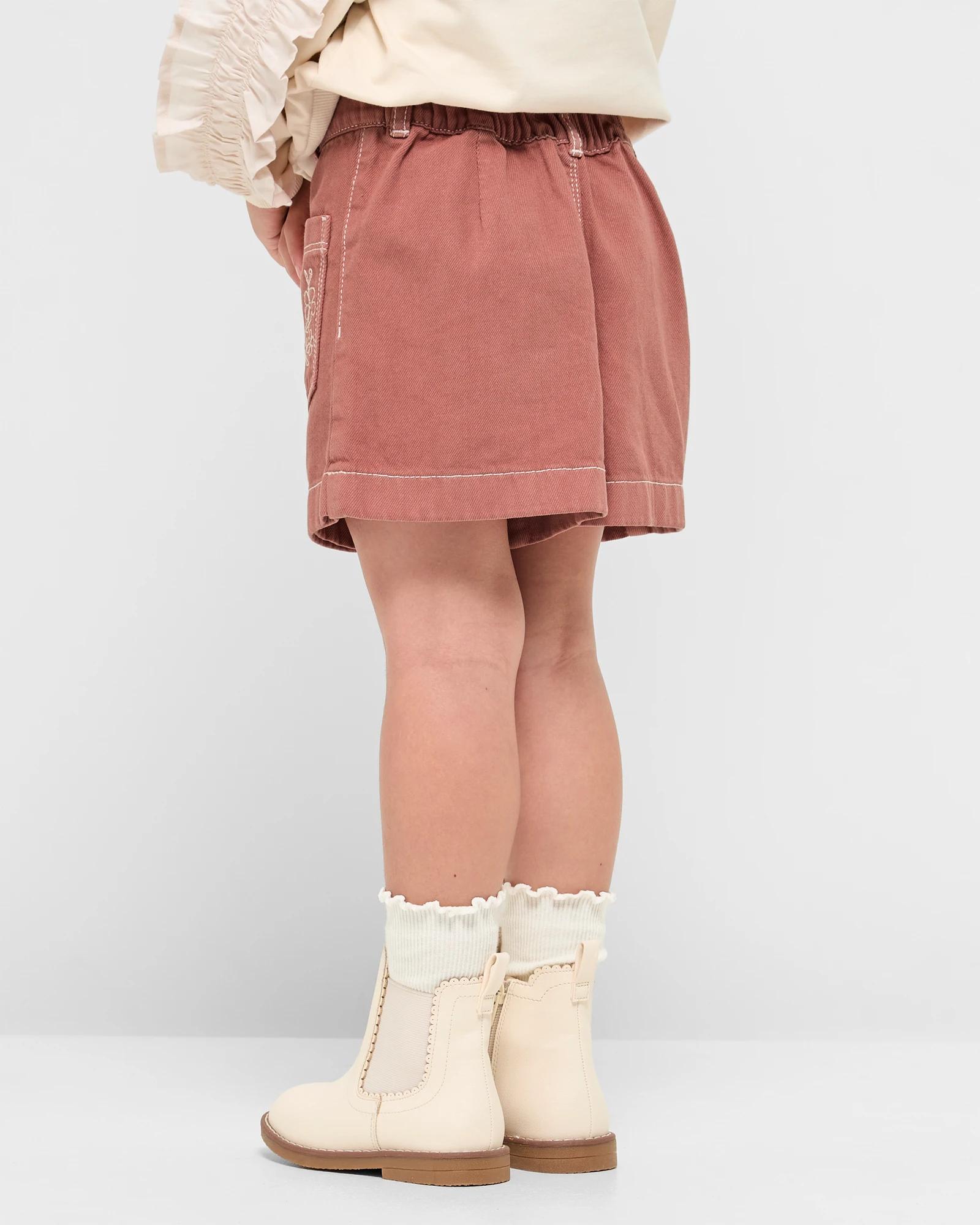 3 Target Denim Skort BROWN, 3 of 5