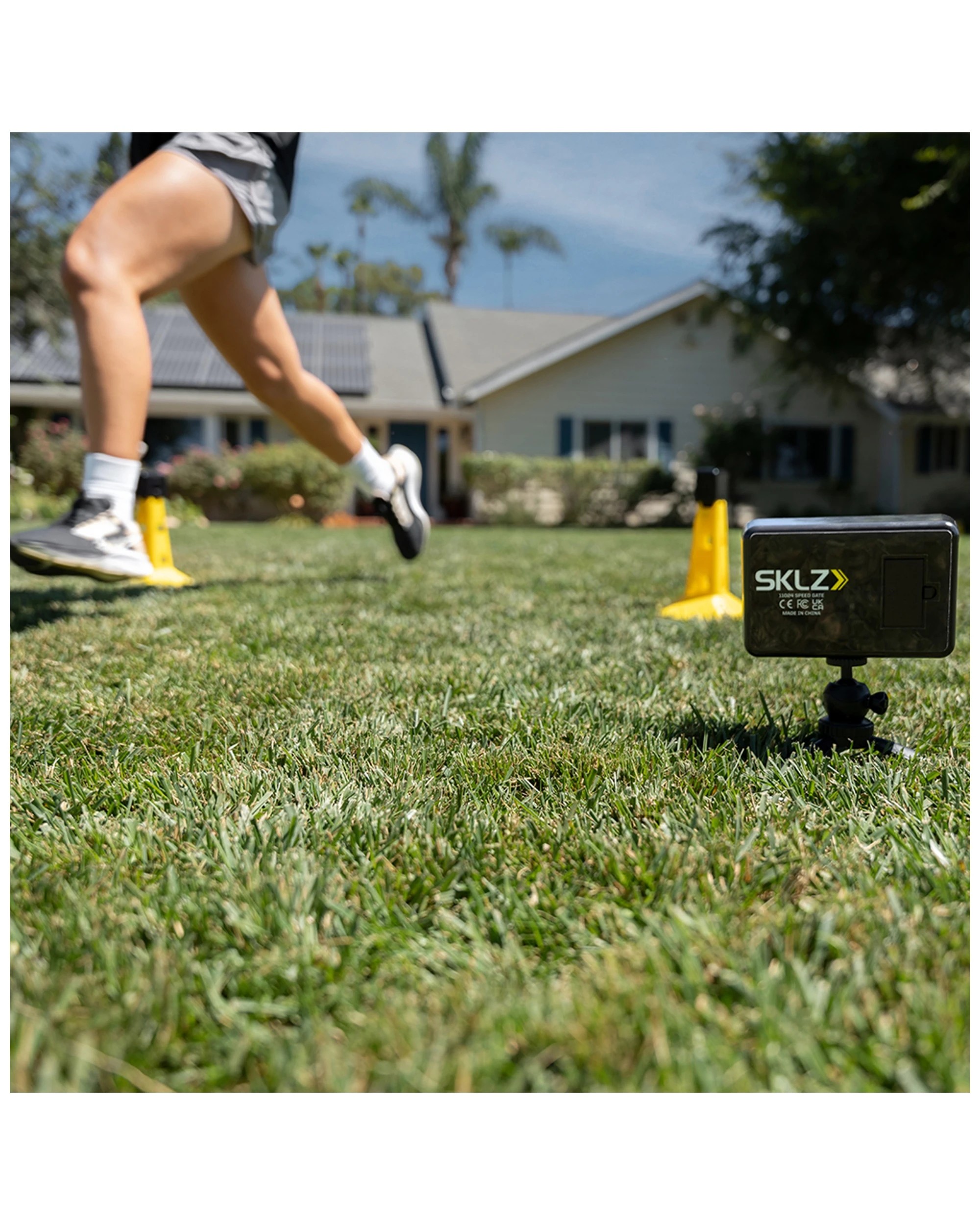 8 SKLZ 50 Yard Run Speed Gate Outdoor Training Timer With 4 Sensors And Cones, 8 of 9