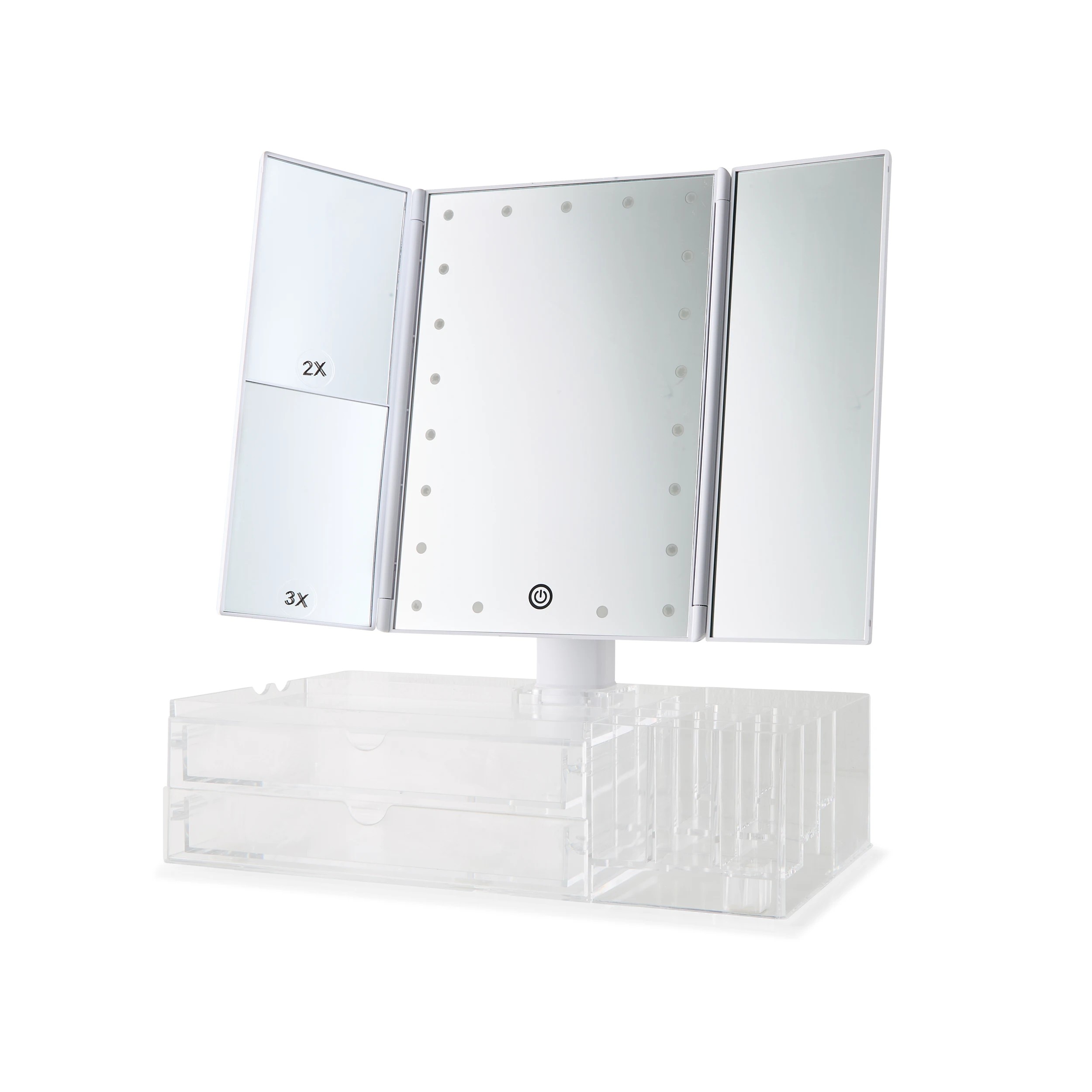 4 Tri-Fold LED Mirror, 4 of 10