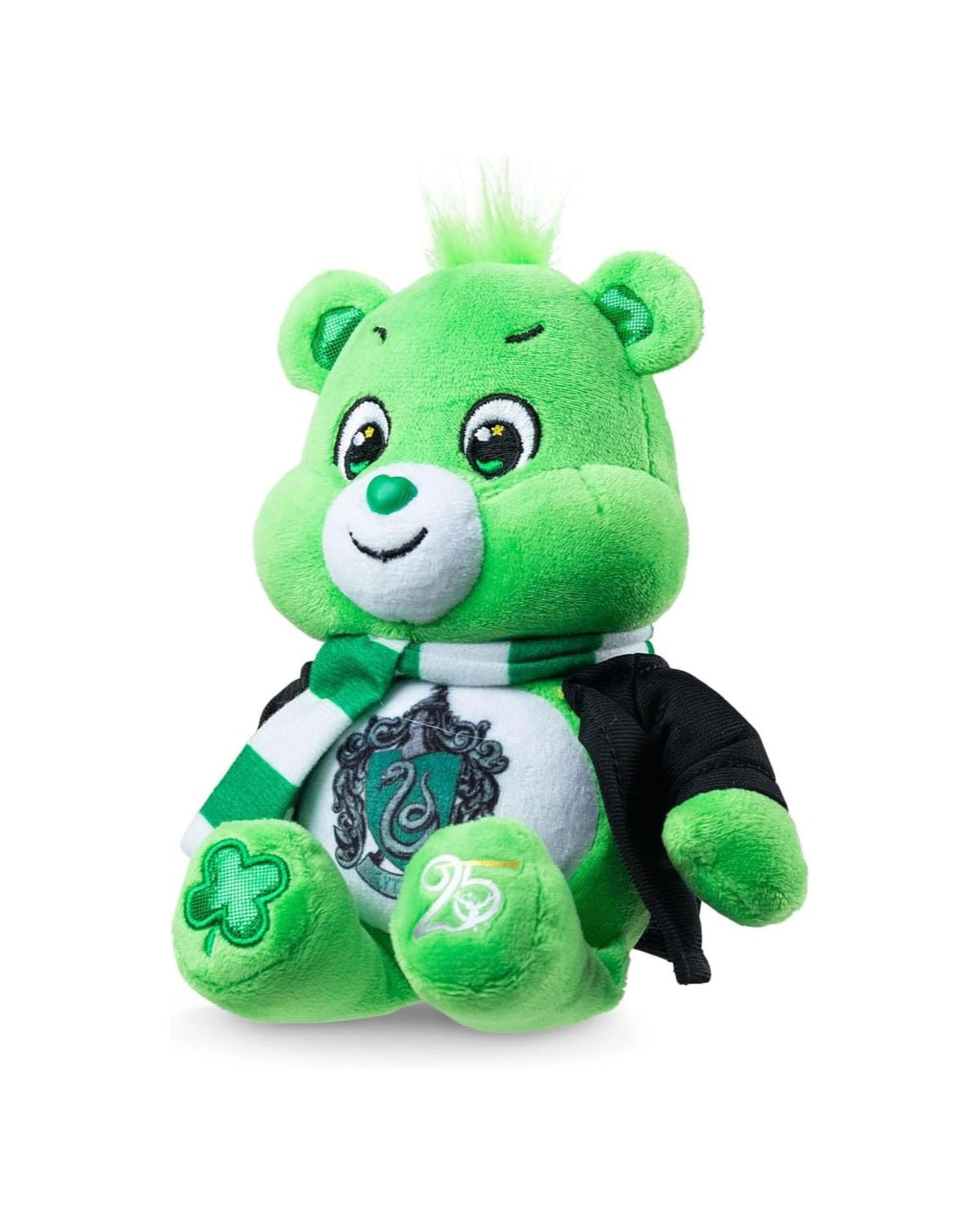 3 Care Bears X Harry Potter Good Luck Slytherin 8 inch Plush, 3 of 8