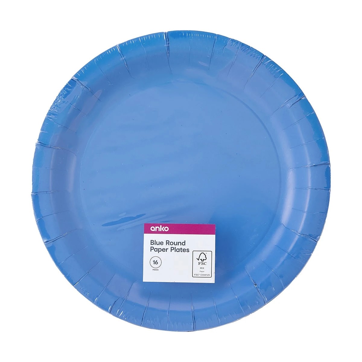 7 16 Pack Blue Paper Plates, 7 of 7