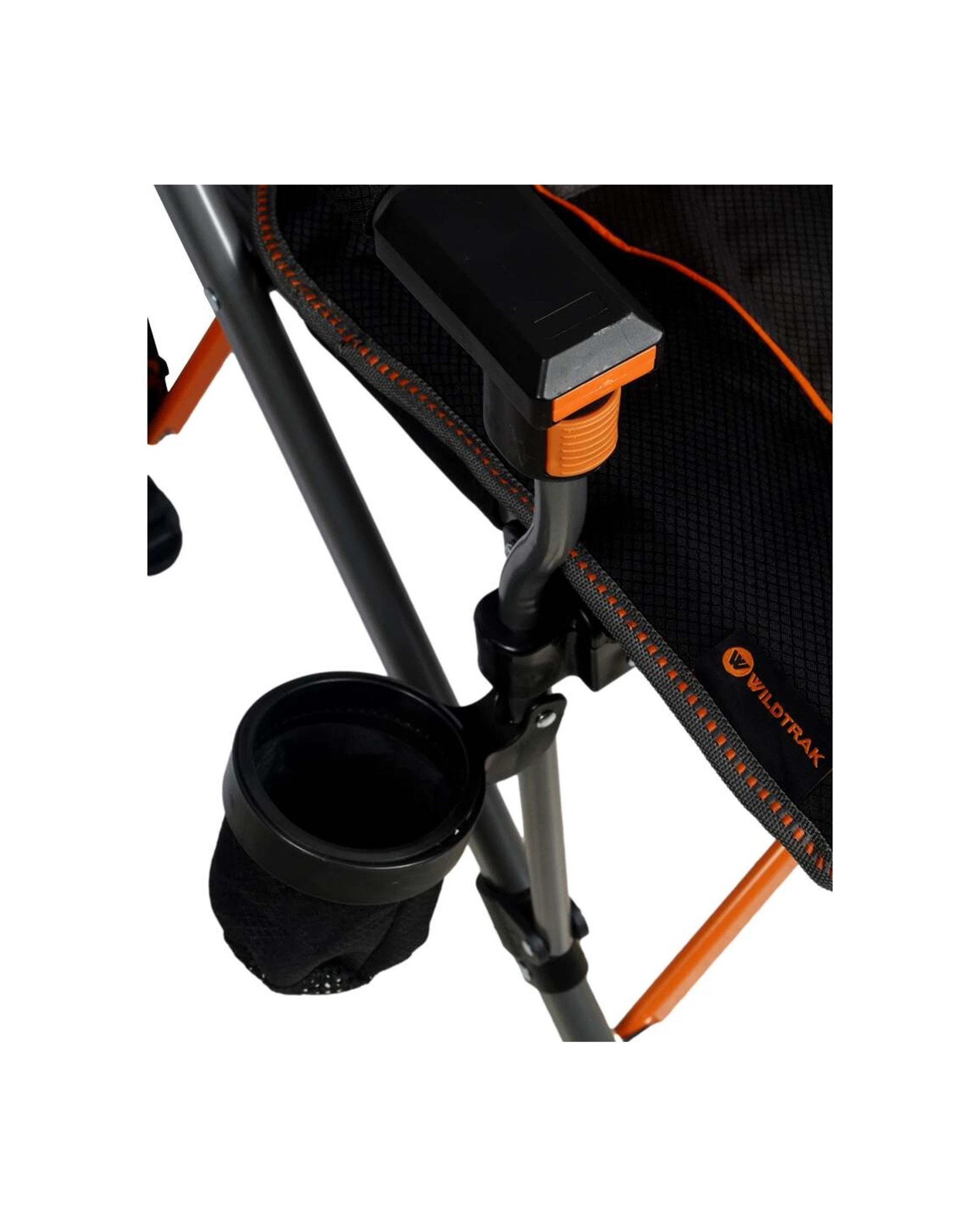 3 Wildtrak Cheynes Solid Arm Chair Dlx 200Kg Outdoor Camping Cup Holder - Multi, 3 of 4
