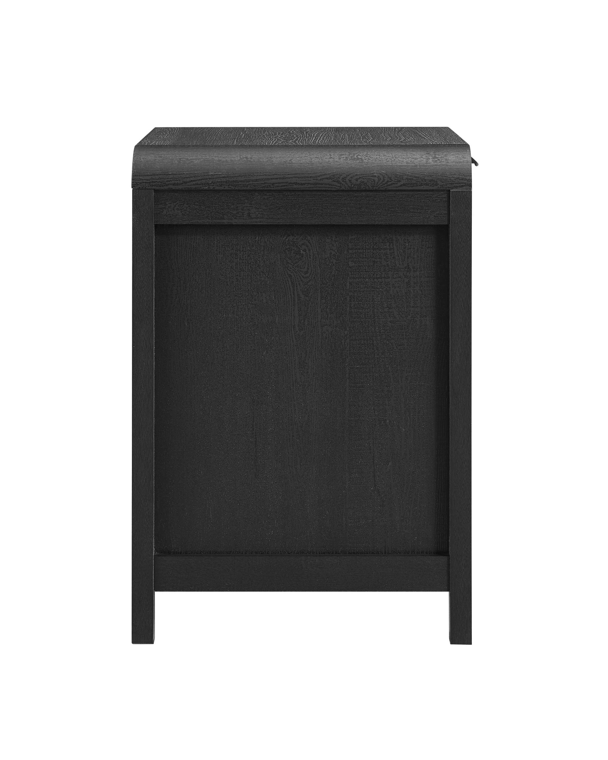 5 Kodu Bedside Unit Nightstand Side Table 1 Door - Black, 5 of 10