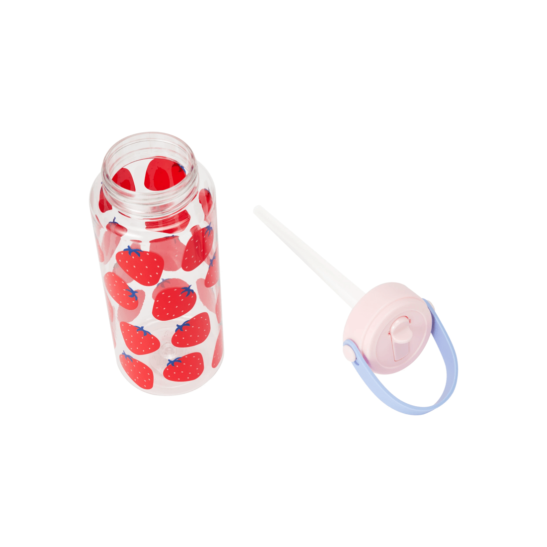 4 1L Drink Bottle with Handle - Strawberry, 4 of 6