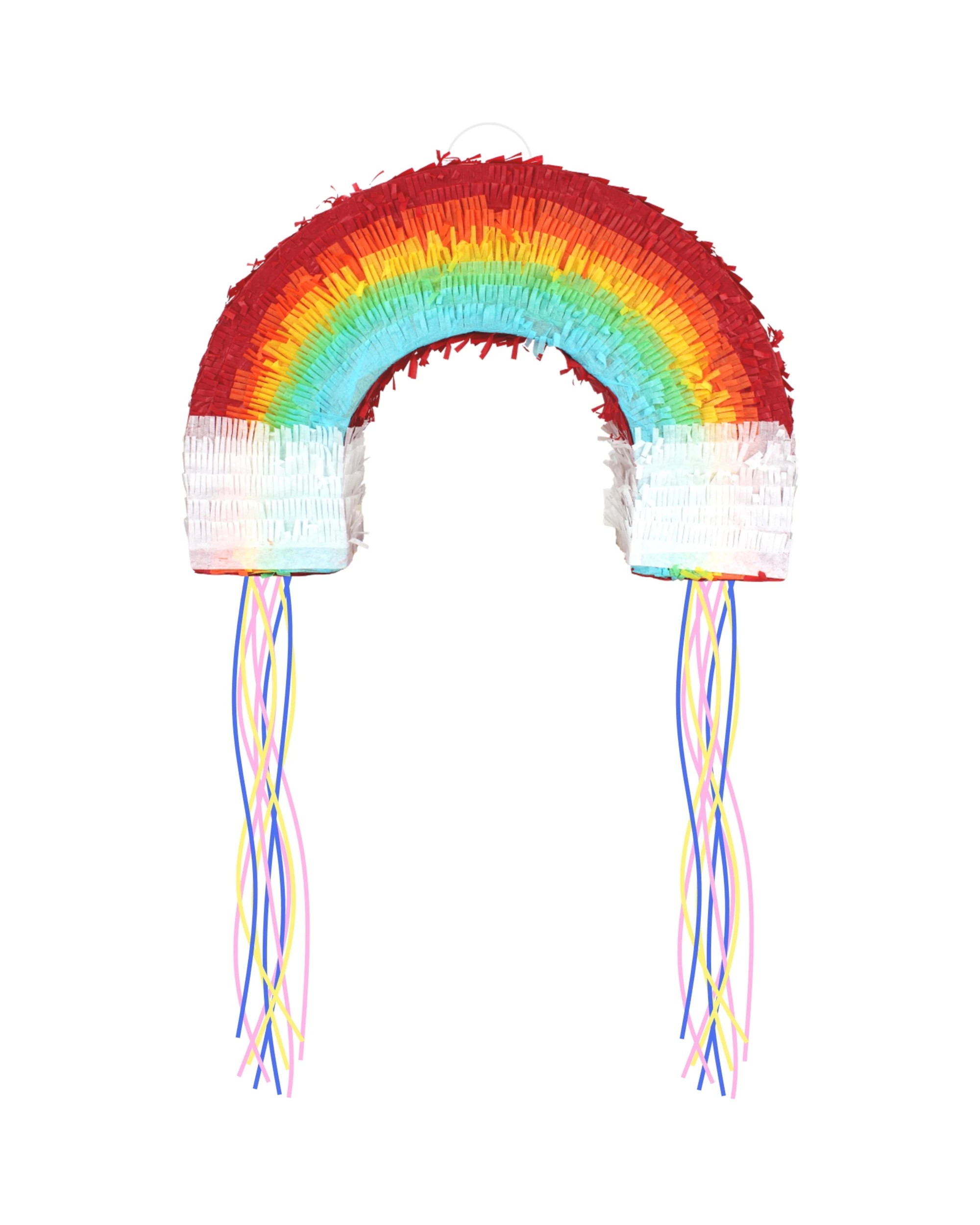 1 Partyrama Rainbow Cloud Pull String Pinata, 1 of 1
