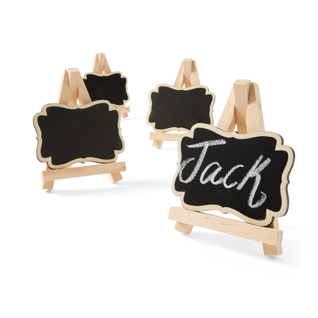 1 4 Pack Mini Blackboard Tabletop Signs, 1 of 8