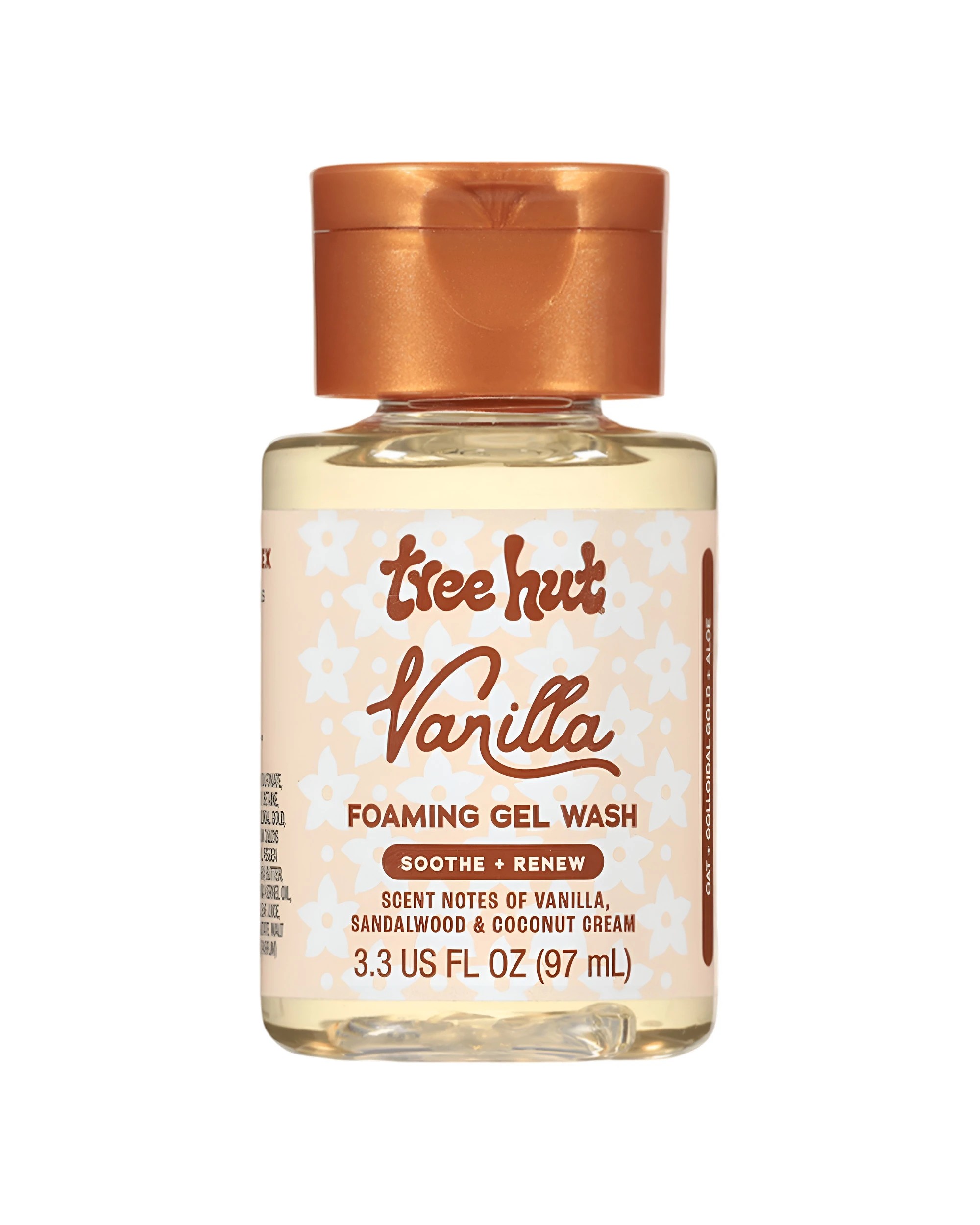 1 Tree Hut Vanilla Foaming Gel Body Wash 97ml, 1 of 1