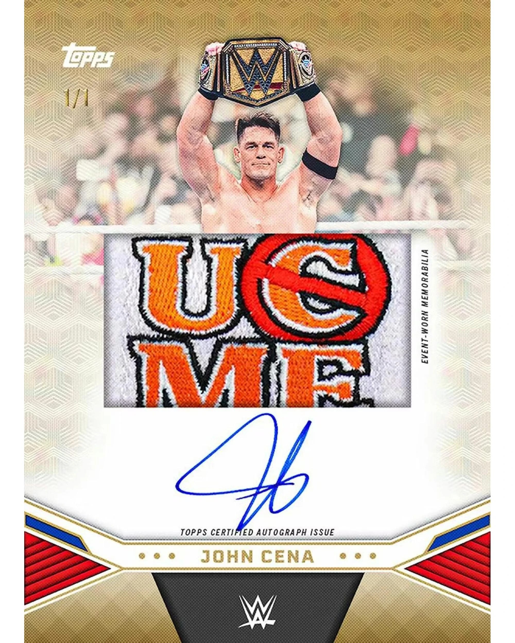 3 Topps 2025 WWE Wrestling John Cena Commemorative Collection Box, 3 of 6
