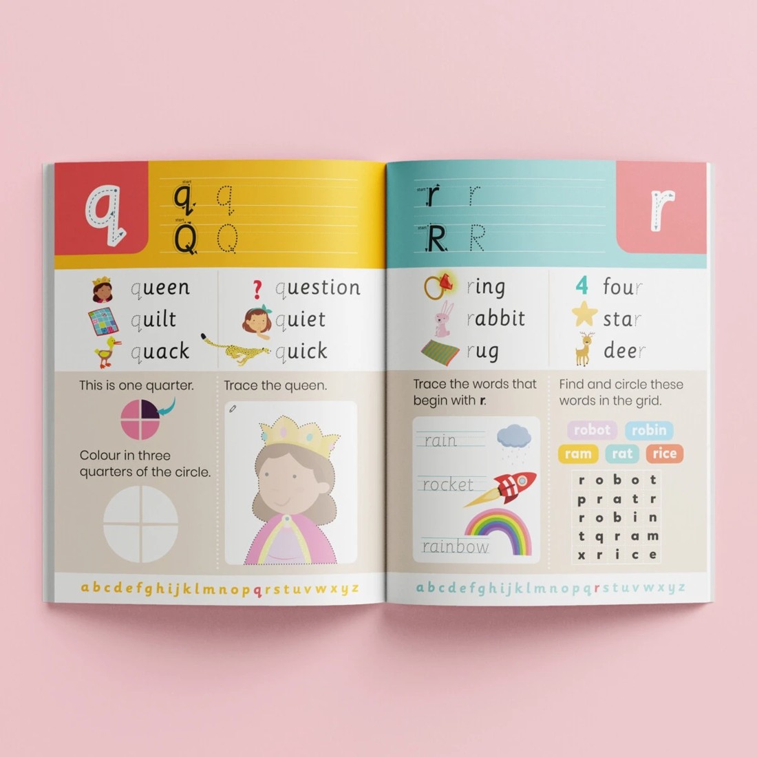 4 Junior Explorers: Write and Wipe Writing and Spelling Book, 4 of 6