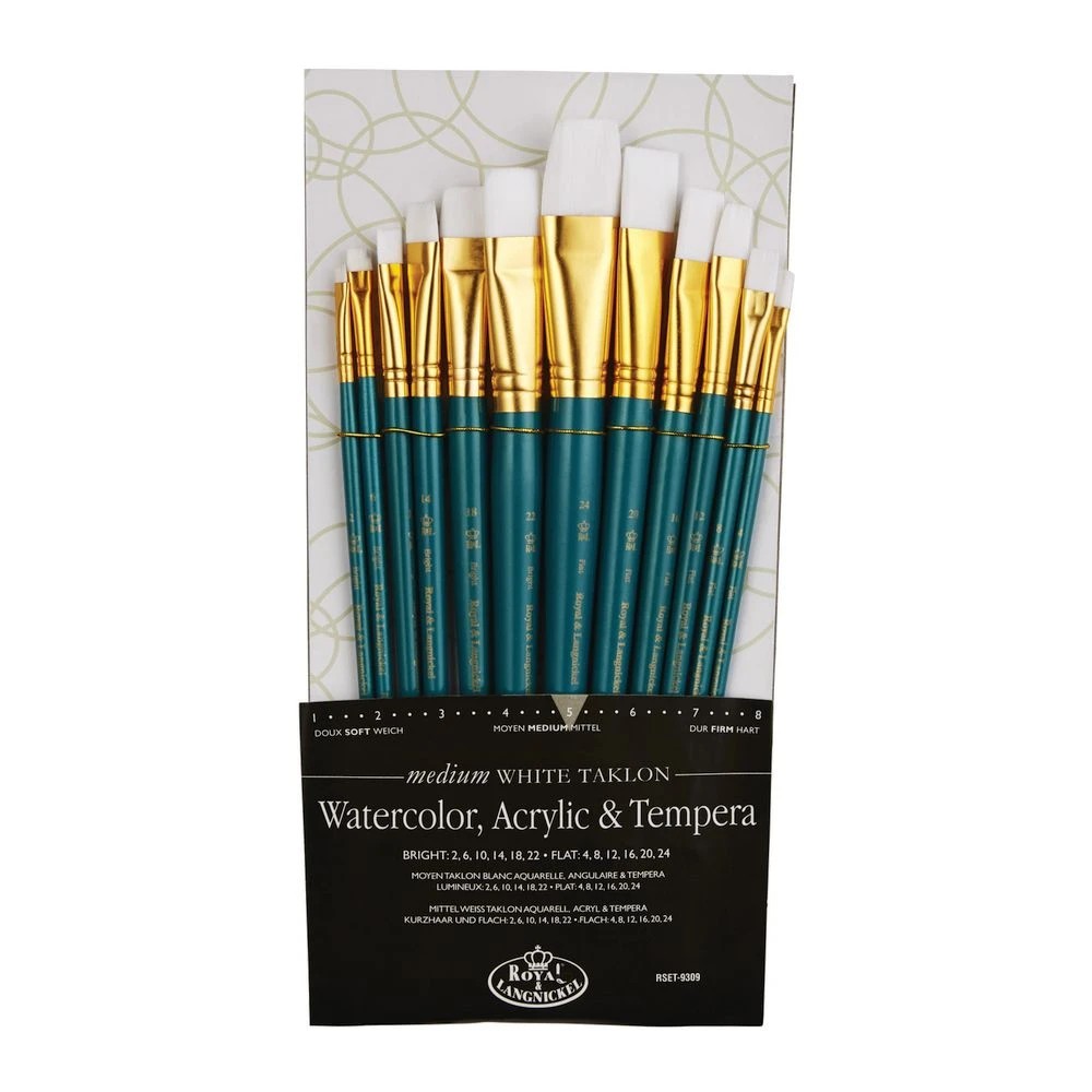 3 Royal & Langnickel Medium White Paintbrush Set 12 Piece, 3 of 3