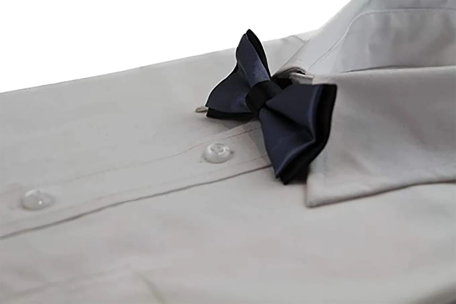 5 Zasel Boys Gunmetal Two Tone Layer Bow Tie - Multi - Multi, 5 of 5