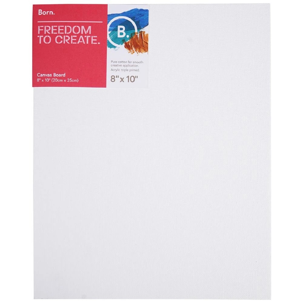 1 Born Canvas Board 8 x 10", 1 of 5