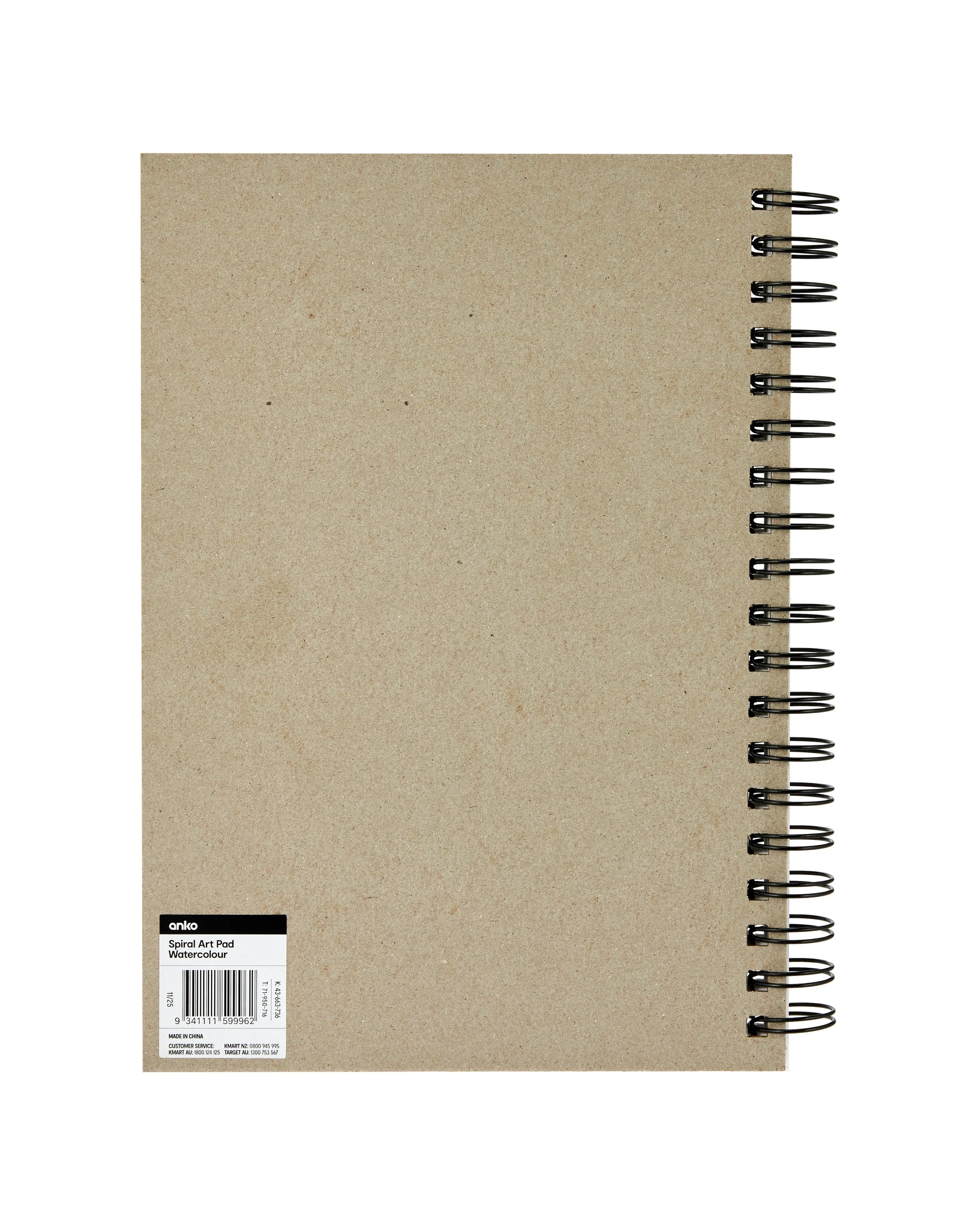 4 30 Sheets 7in. x 10in. Watercolour Spiral Art Pad, 4 of 4