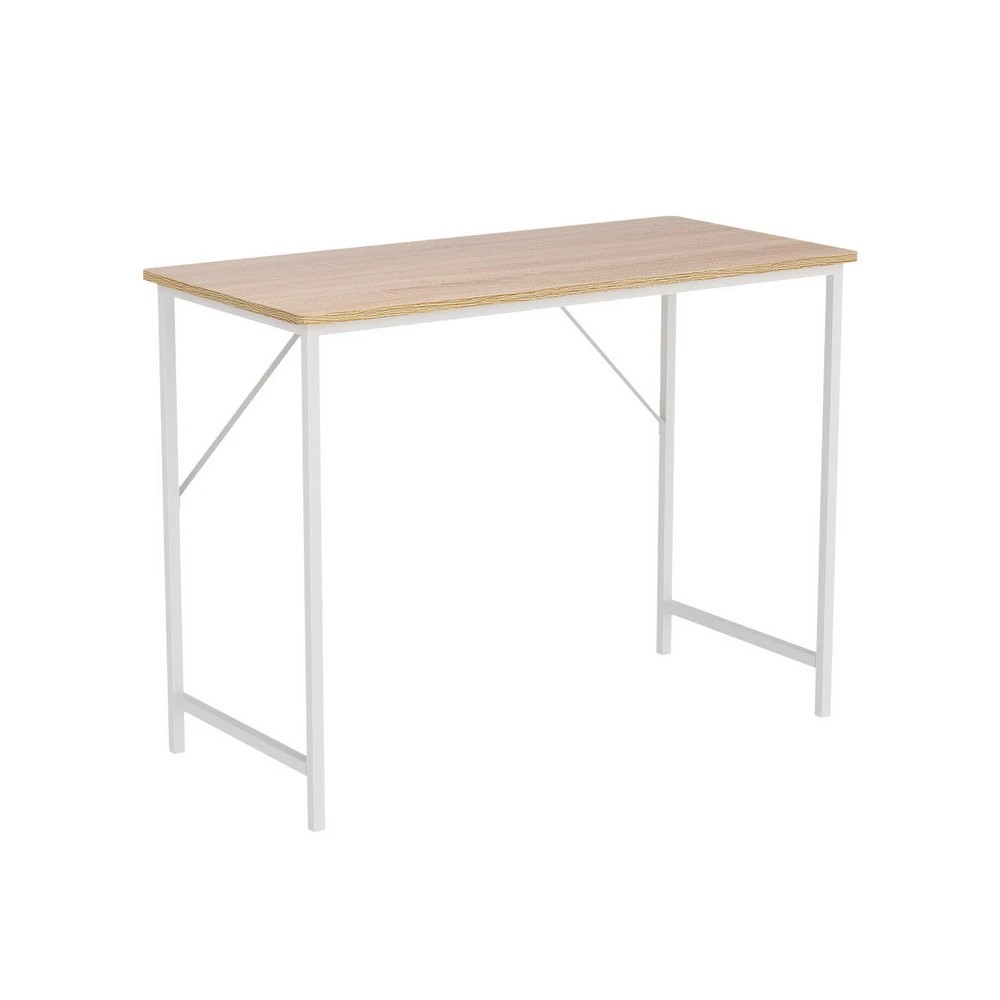 1 Artiss Computer Desk Oak 100CM - Brown, 1 of 7