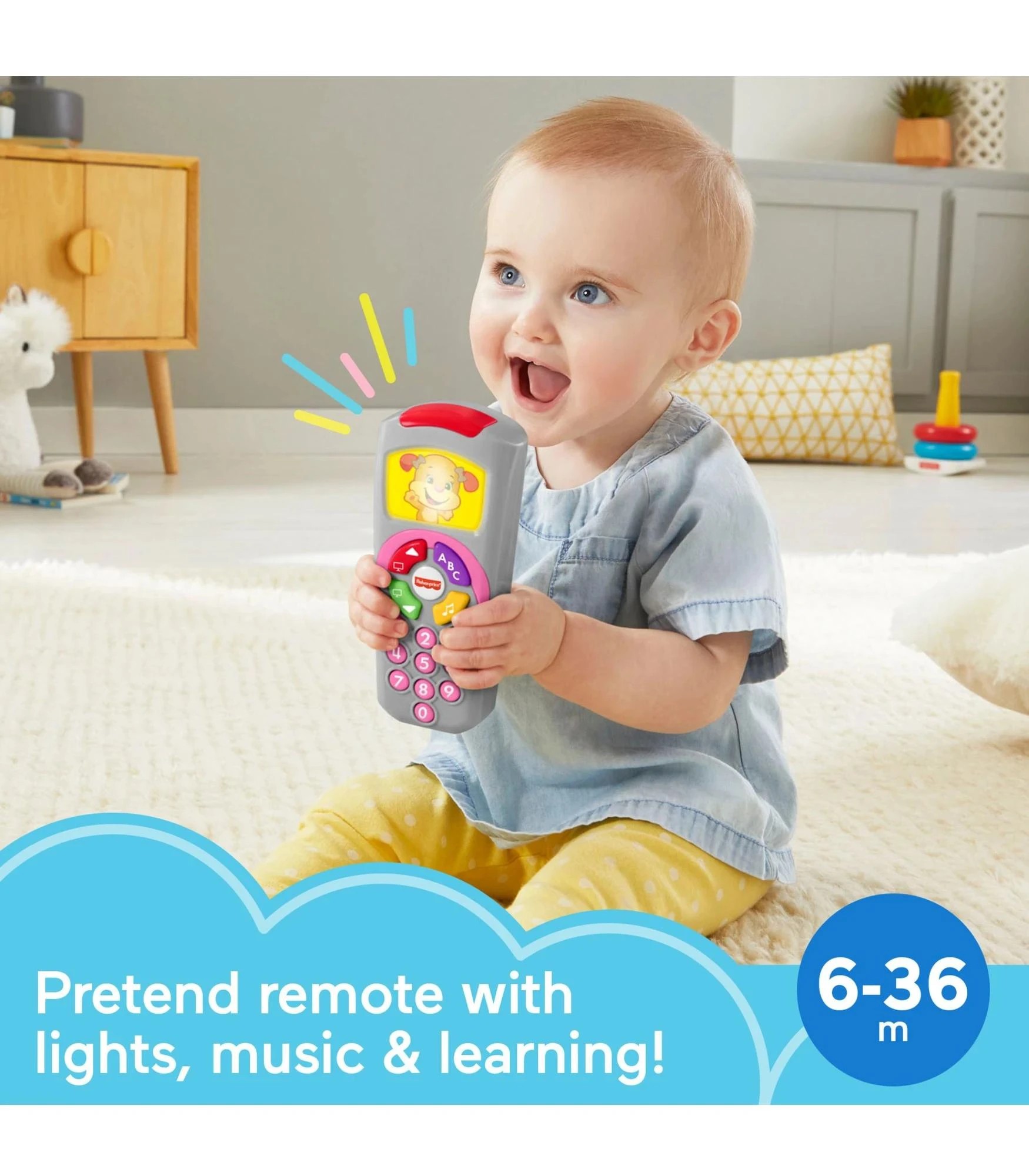 5 Fisher-Price Laugh & Learn Sis’s Remote - Pink, 5 of 5