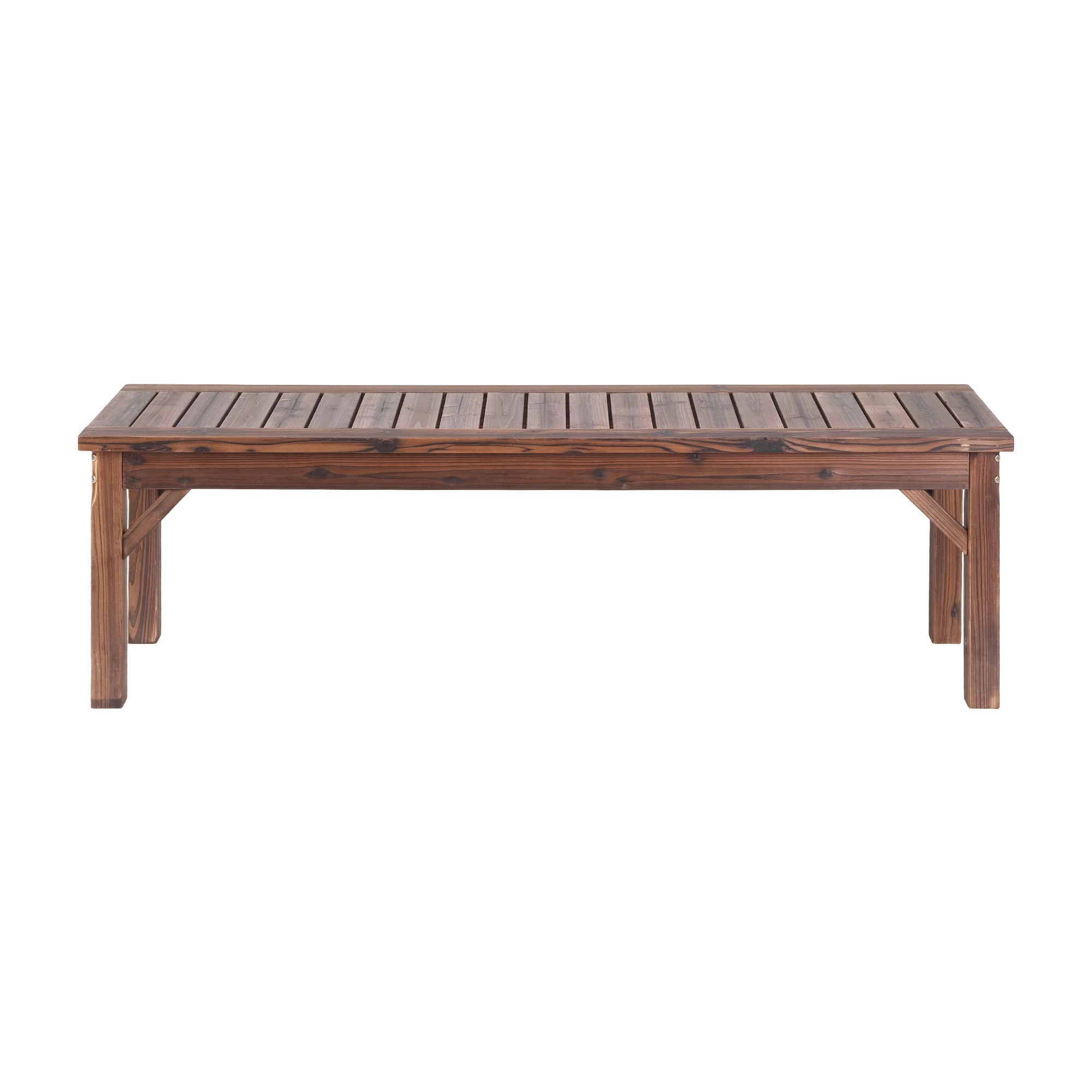 2 Gardeon Garden Benches Garden Seating Backless Timber Seat 150cm - Charcoal, 2 of 8