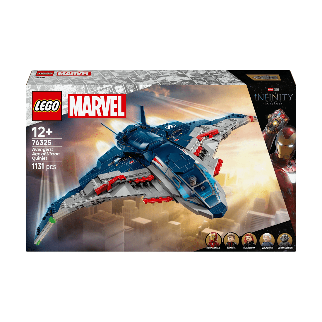 1 LEGO Marvel Super Heroes Avengers: Age of Ultron Quinjet 76325, 1 of 10