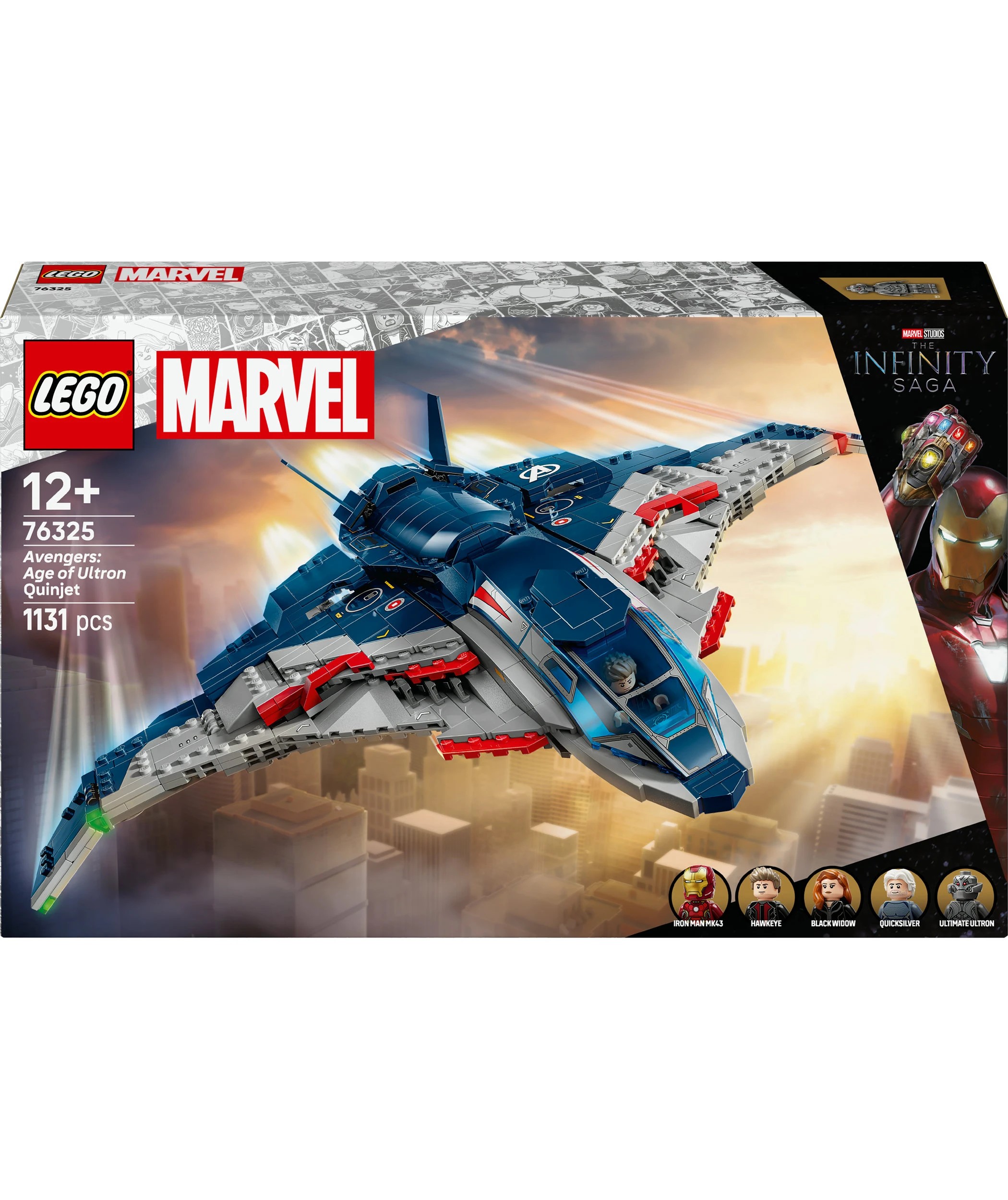 1 LEGO Marvel Super Heroes Avengers: Age of Ultron Quinjet 76325, 1 of 10
