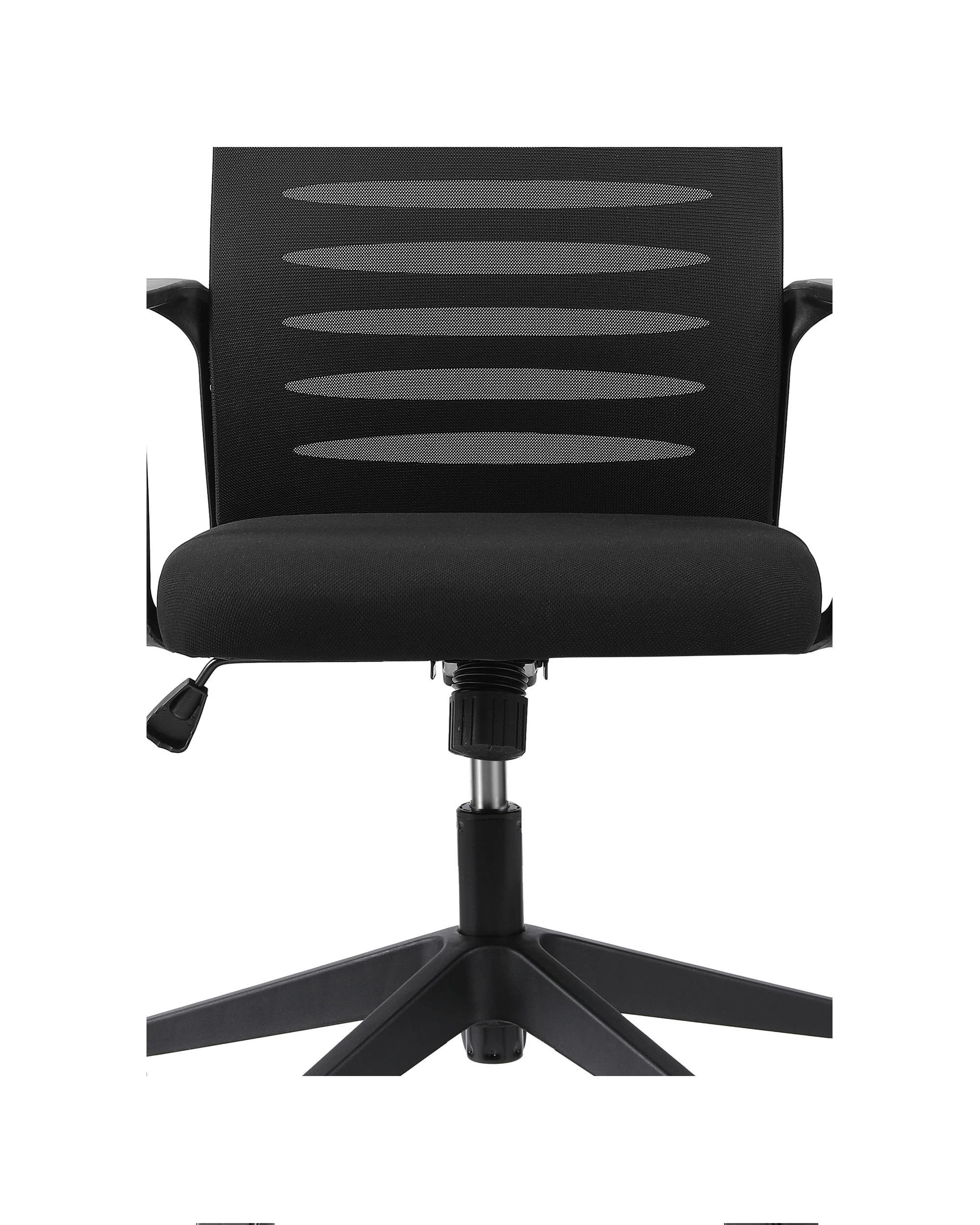 6 Artiss Ergonomic Office Chair Mesh Computer Desk Chairs with Lumbar Support - Black, 6 of 7