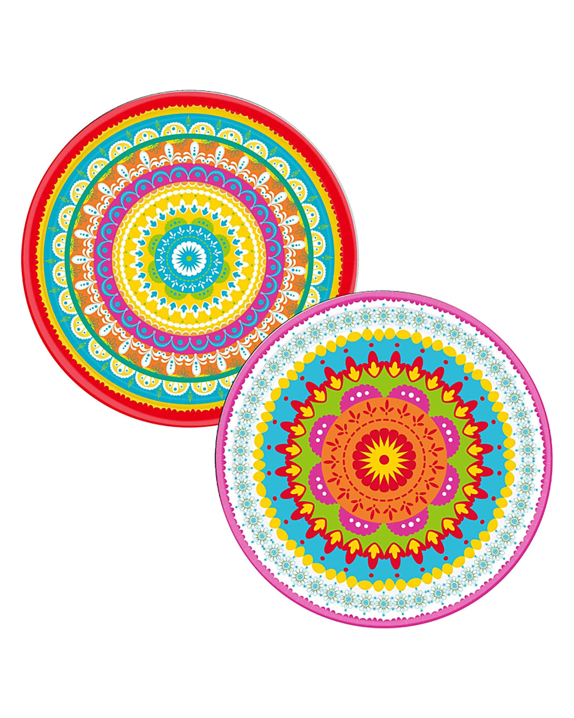 1 Amscan Summer Fiesta Small Paper Plates Pack of 8, 1 of 1