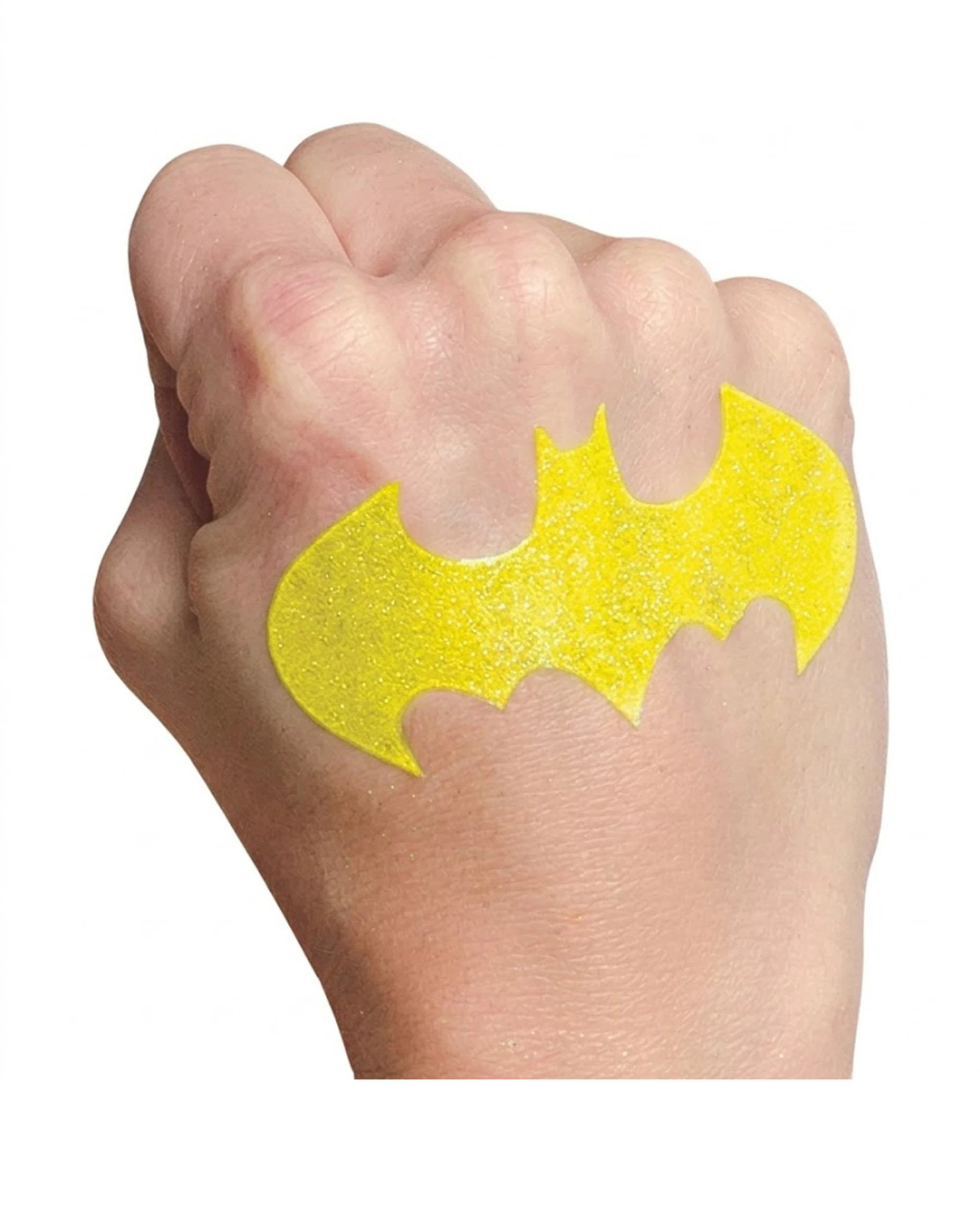 1 DC Comics Batgirl Symbol Glitter Sticker Tattoo Costume Accessory - Multi, 1 of 3