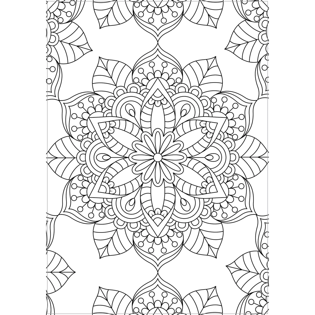 2 Colour Your Own Mandala Mindful Poster Art - Book, 2 of 3