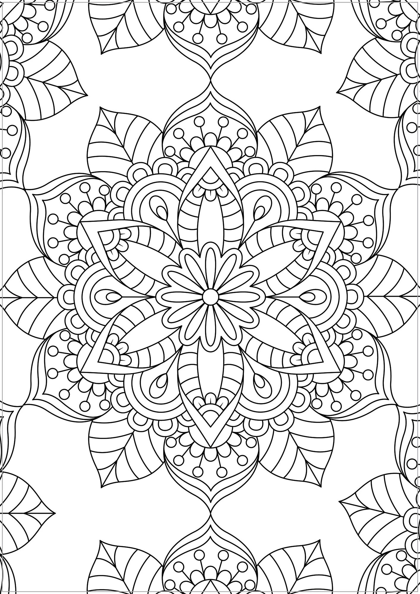 2 Colour Your Own Mandala Mindful Poster Art - Book, 2 of 3