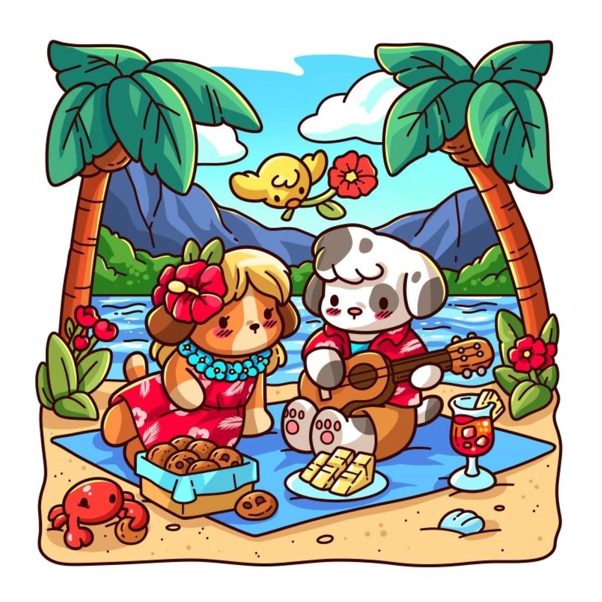 4 Cozy Hawaii Cute Colouring Book by Jade Summer - Book, 4 of 4