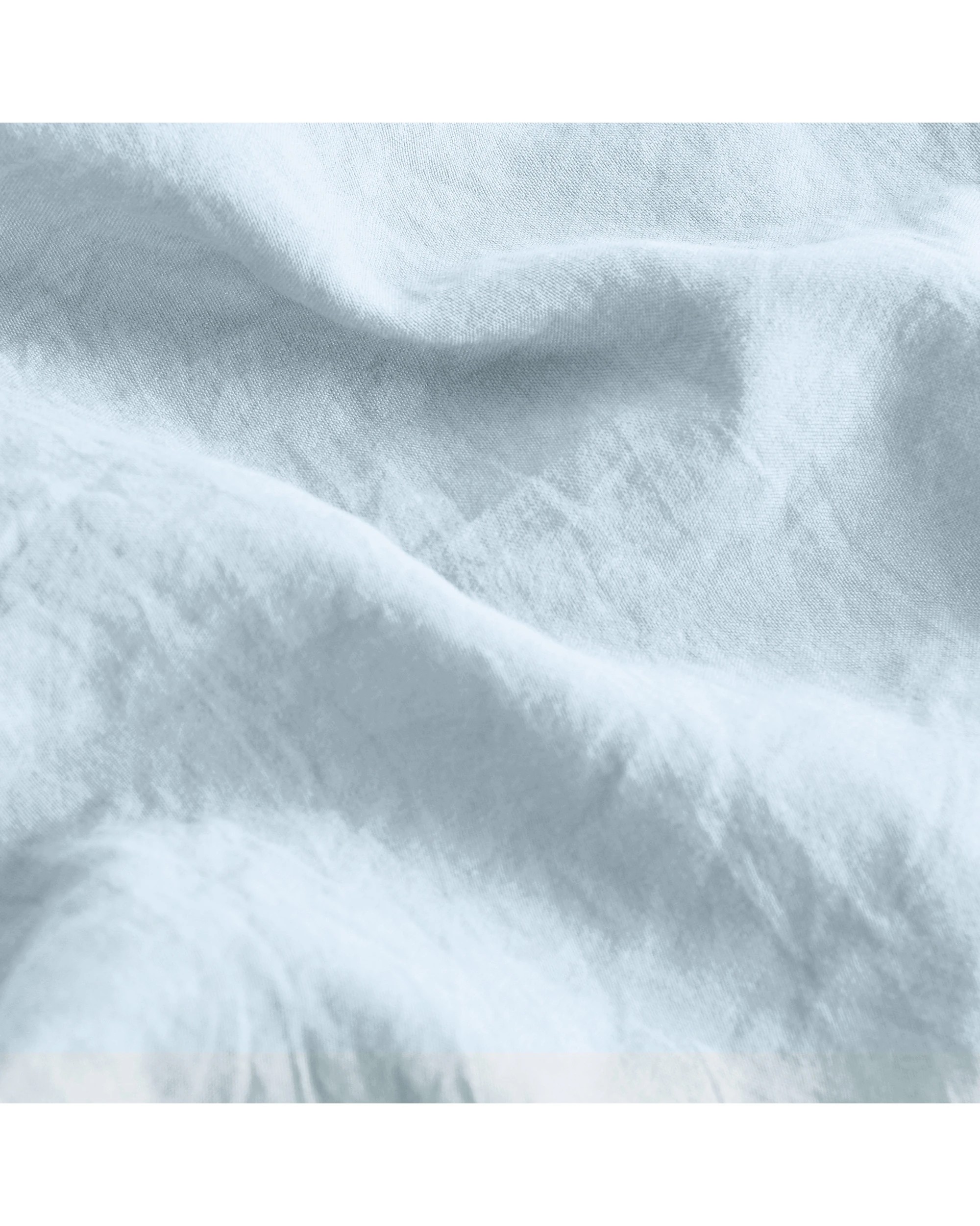 7 Dreamaker Superfine Washed Microfibre Pleated Valance - Super King Bed - Ice Blue, 7 of 9