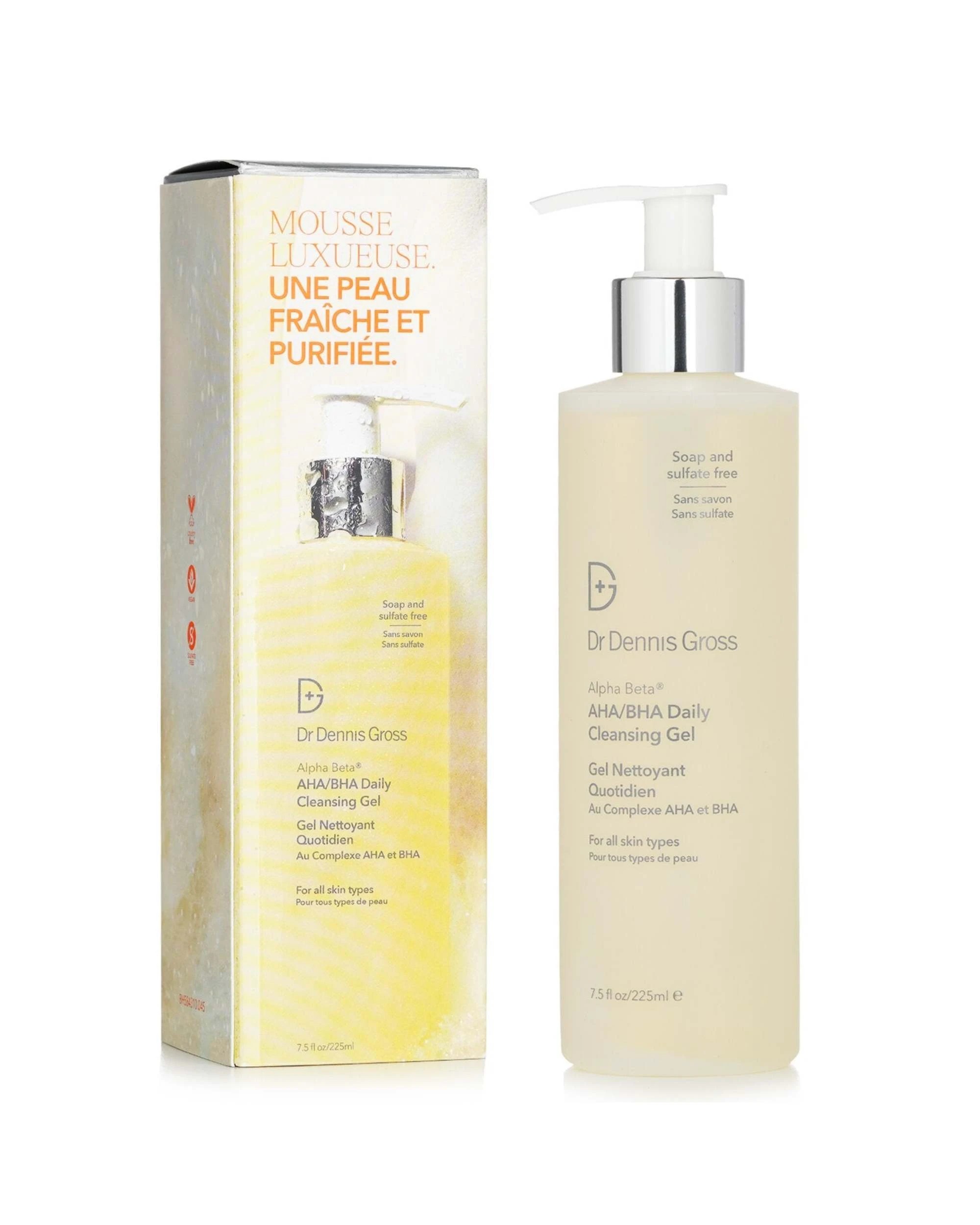 2 Dr Dennis Gross Alpha Beta(R) AHA/BHA Daily Cleansing Gel  225ml/7.5oz, 2 of 3