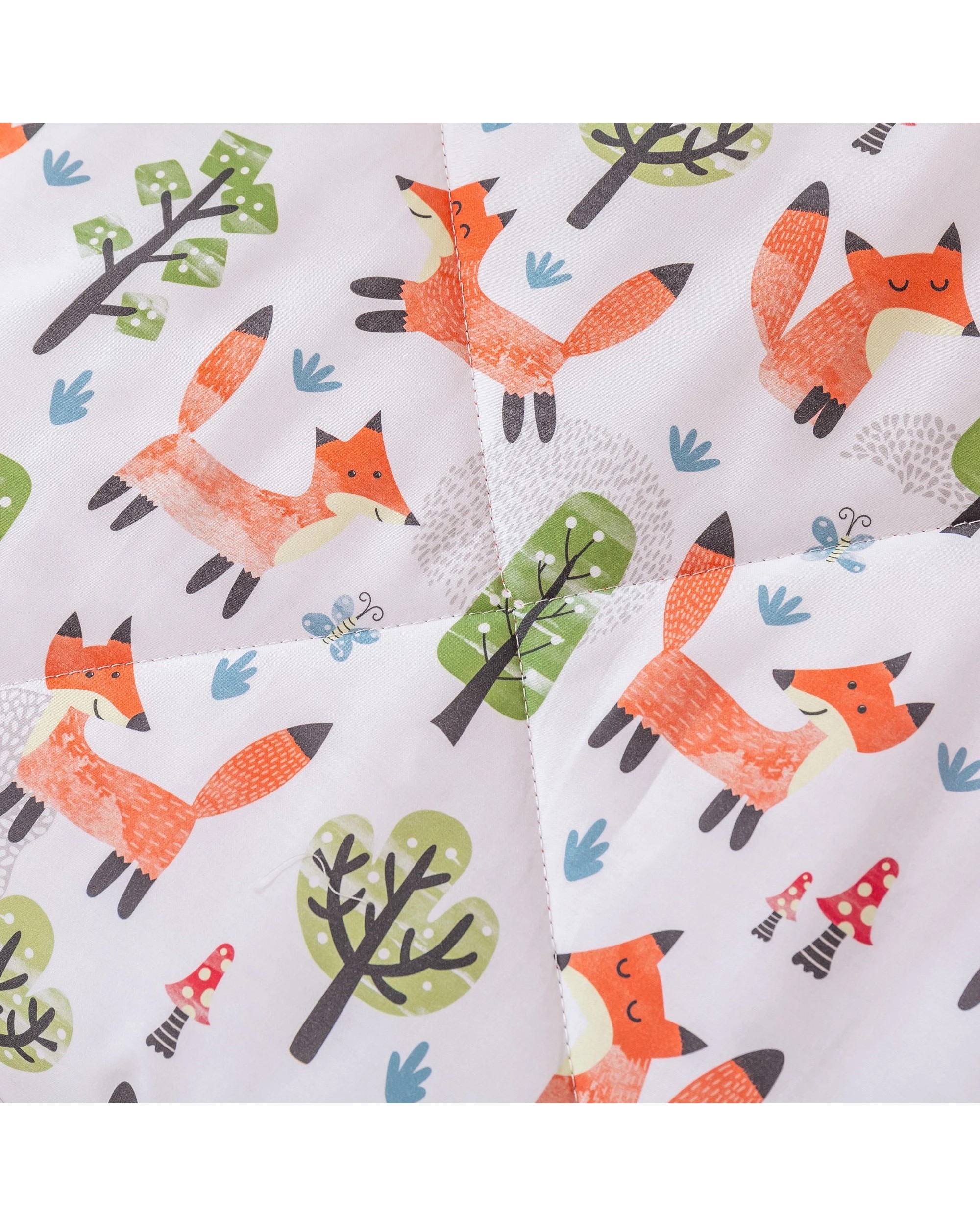 4 Jack & Ava Comforter Set Shy Fox - Double Bed - Animal Print, 4 of 7