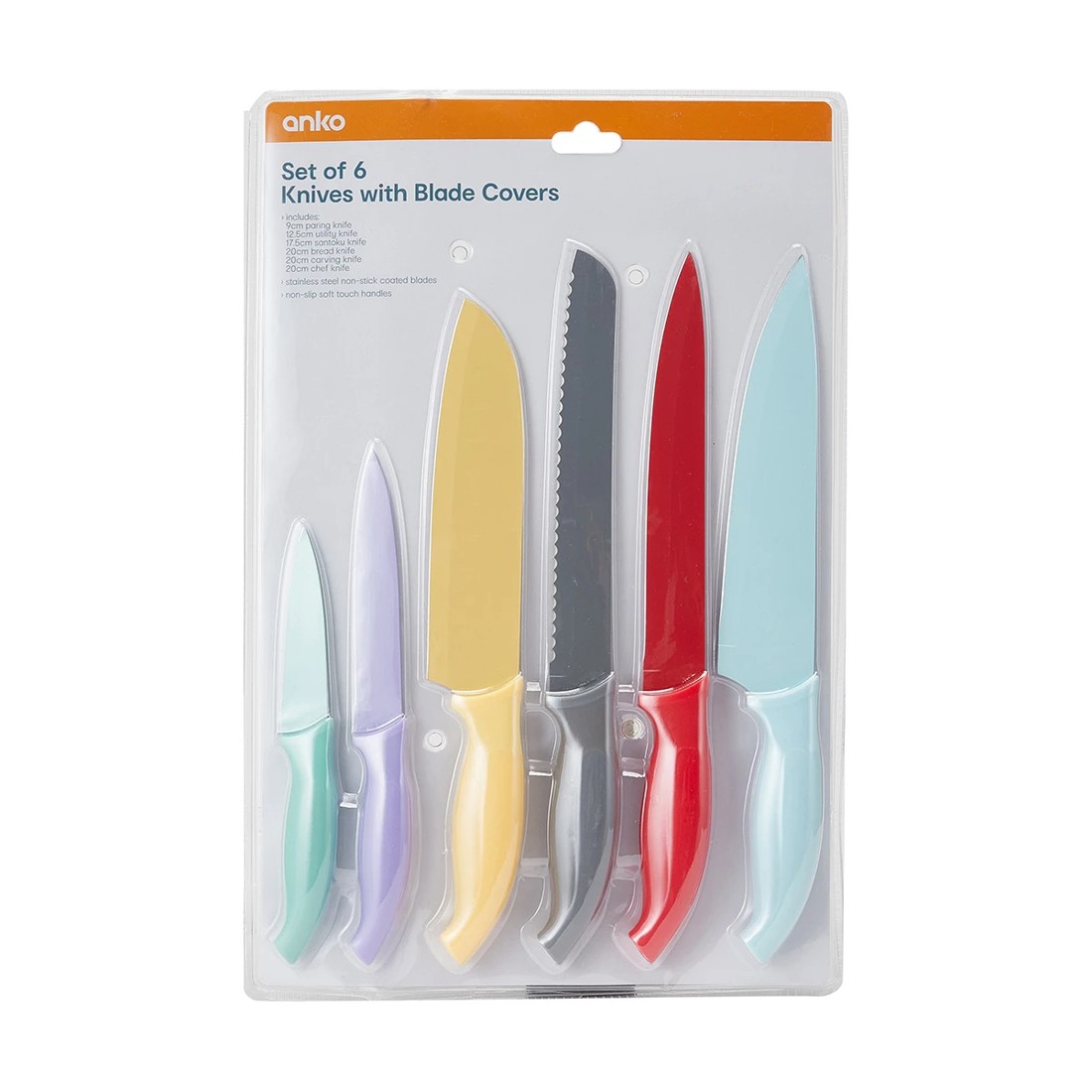 6 Set of 6 Knives with Blade Covers, 6 of 6