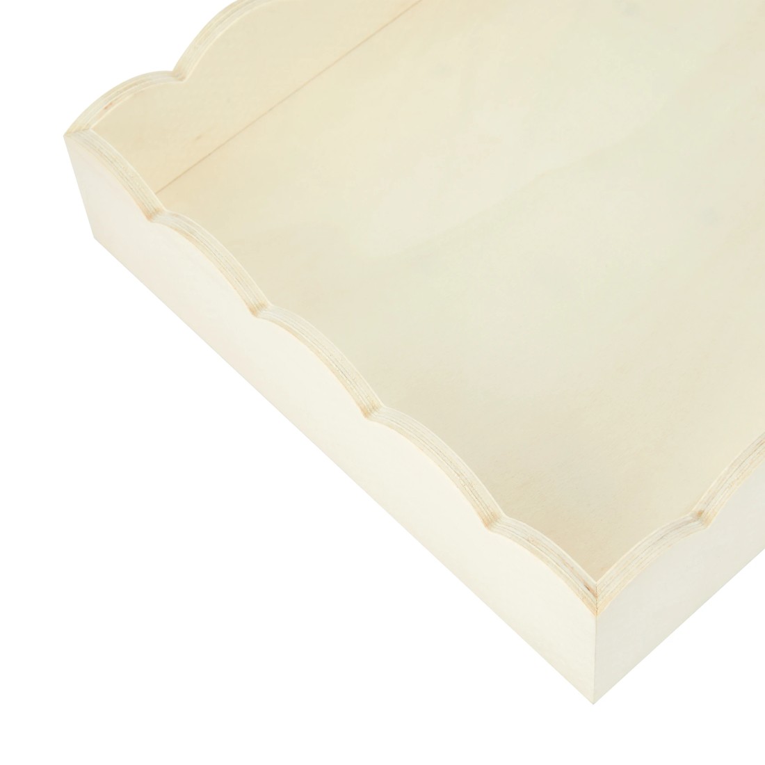 4 2 Piece Wood Scallop Tray, 4 of 7