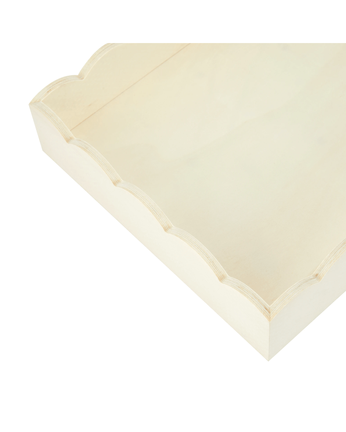 4 2 Piece Wood Scallop Tray, 4 of 7