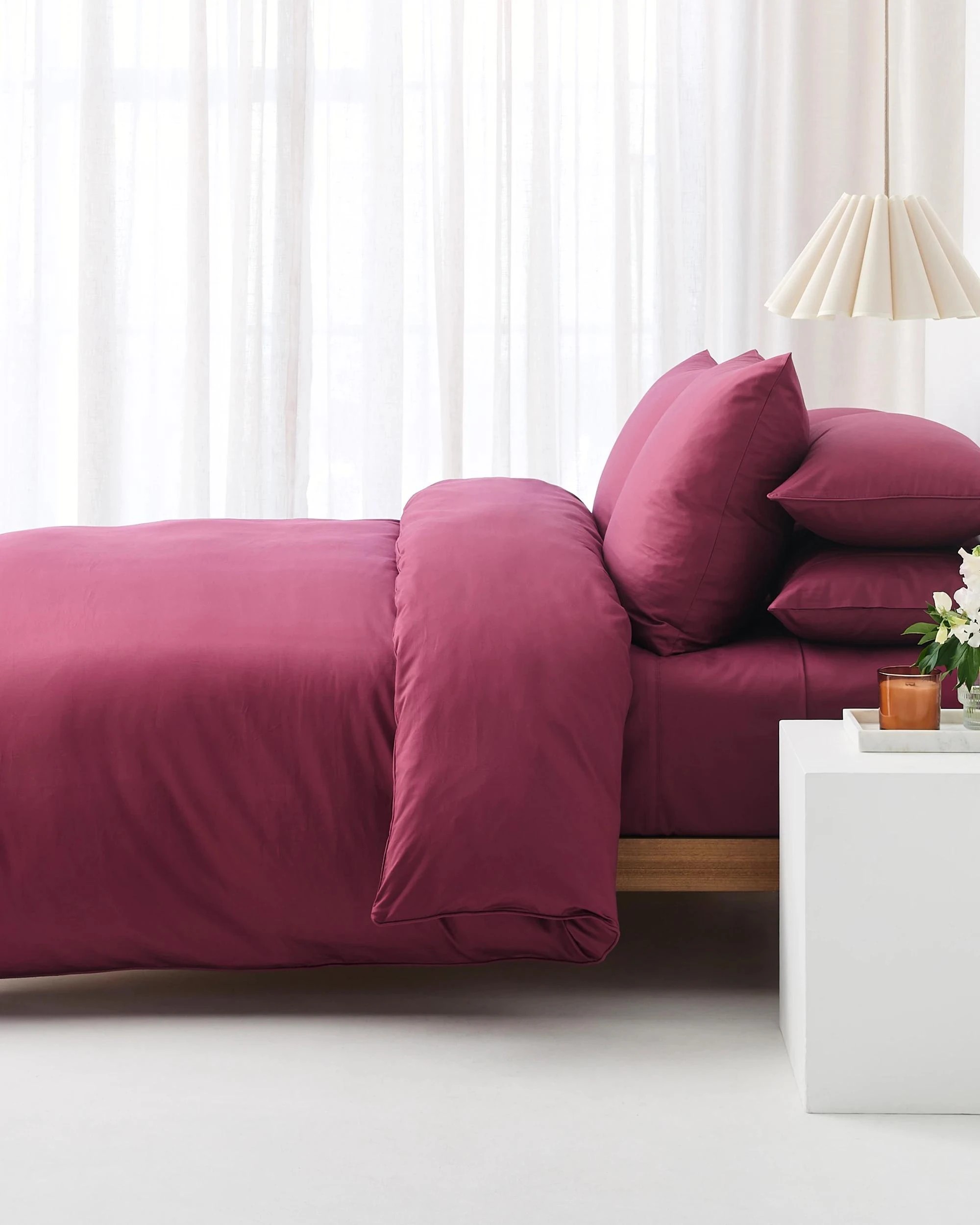 3 Target Luxury Egyptian Cotton Quilt Cover Set - Queen Bed - Pink, 3 of 10