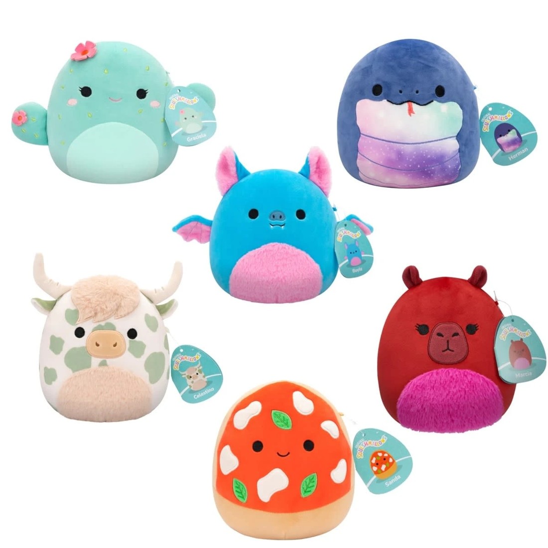1 Squishmallows 7in. Plush Toy - Assorted, 1 of 5