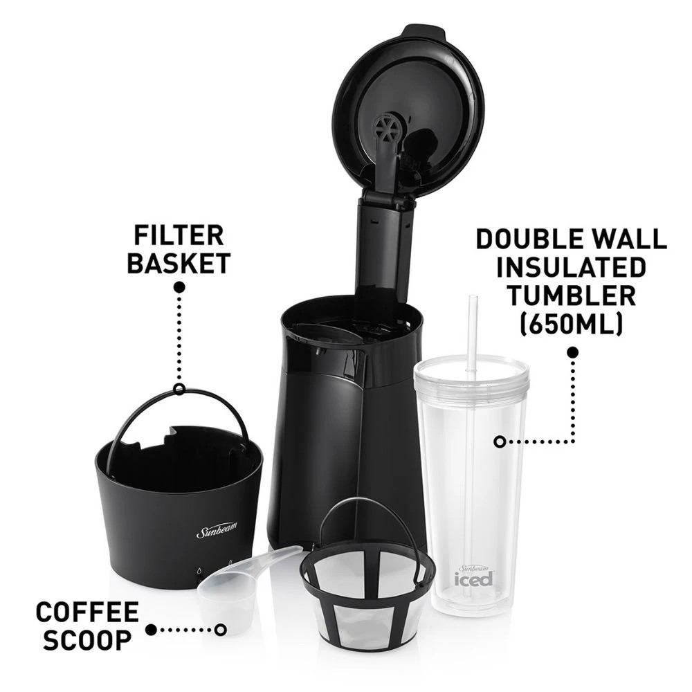 8 Sunbeam Iced Coffee Maker Black, 8 of 9